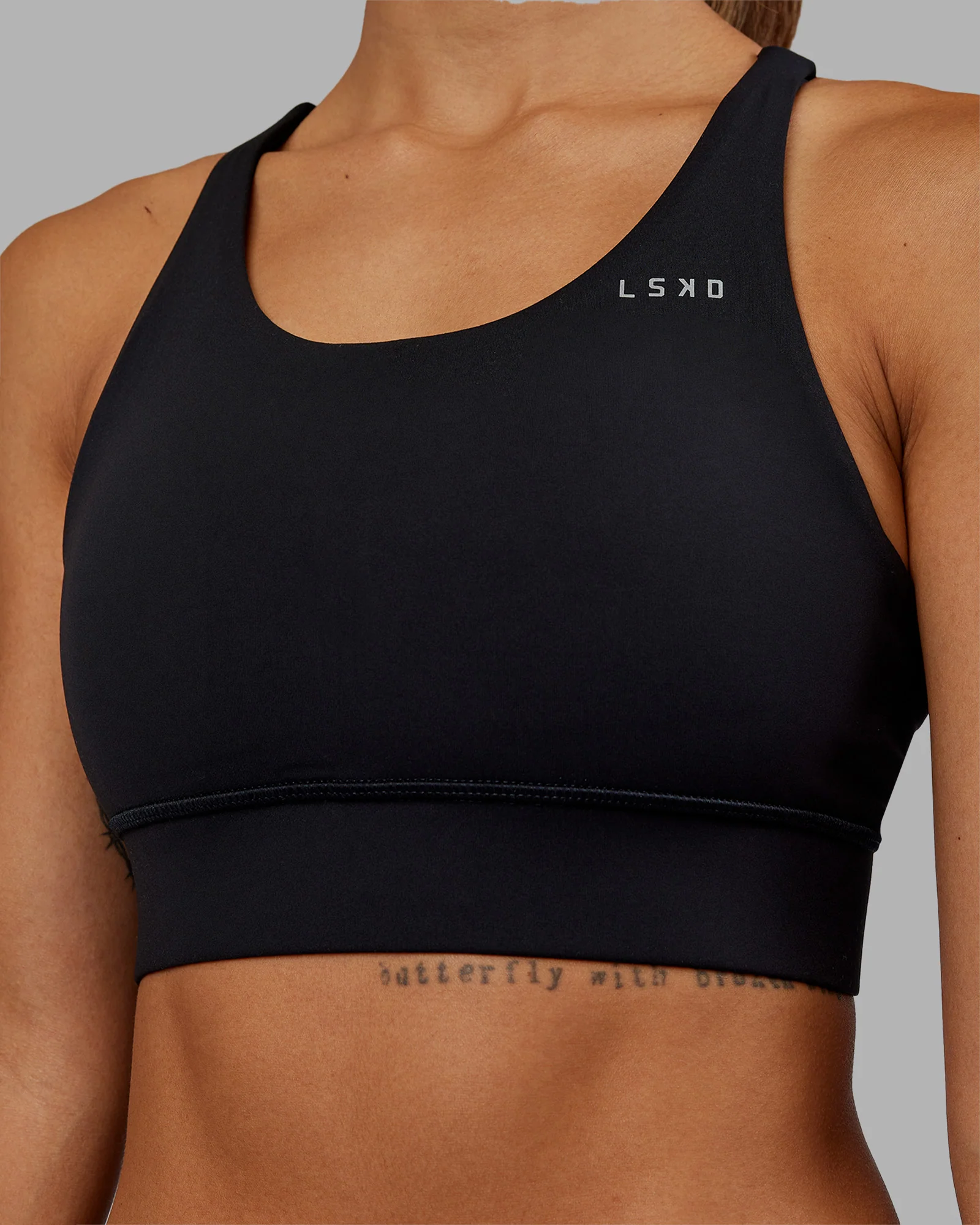 Accelerate Sports Bra - Black - Image 4