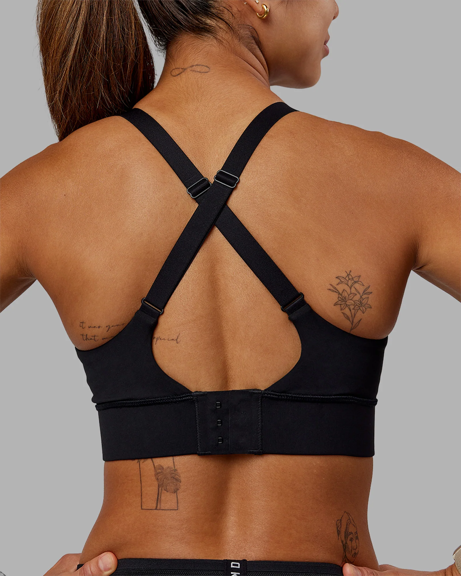 Accelerate Sports Bra - Black - Image 6