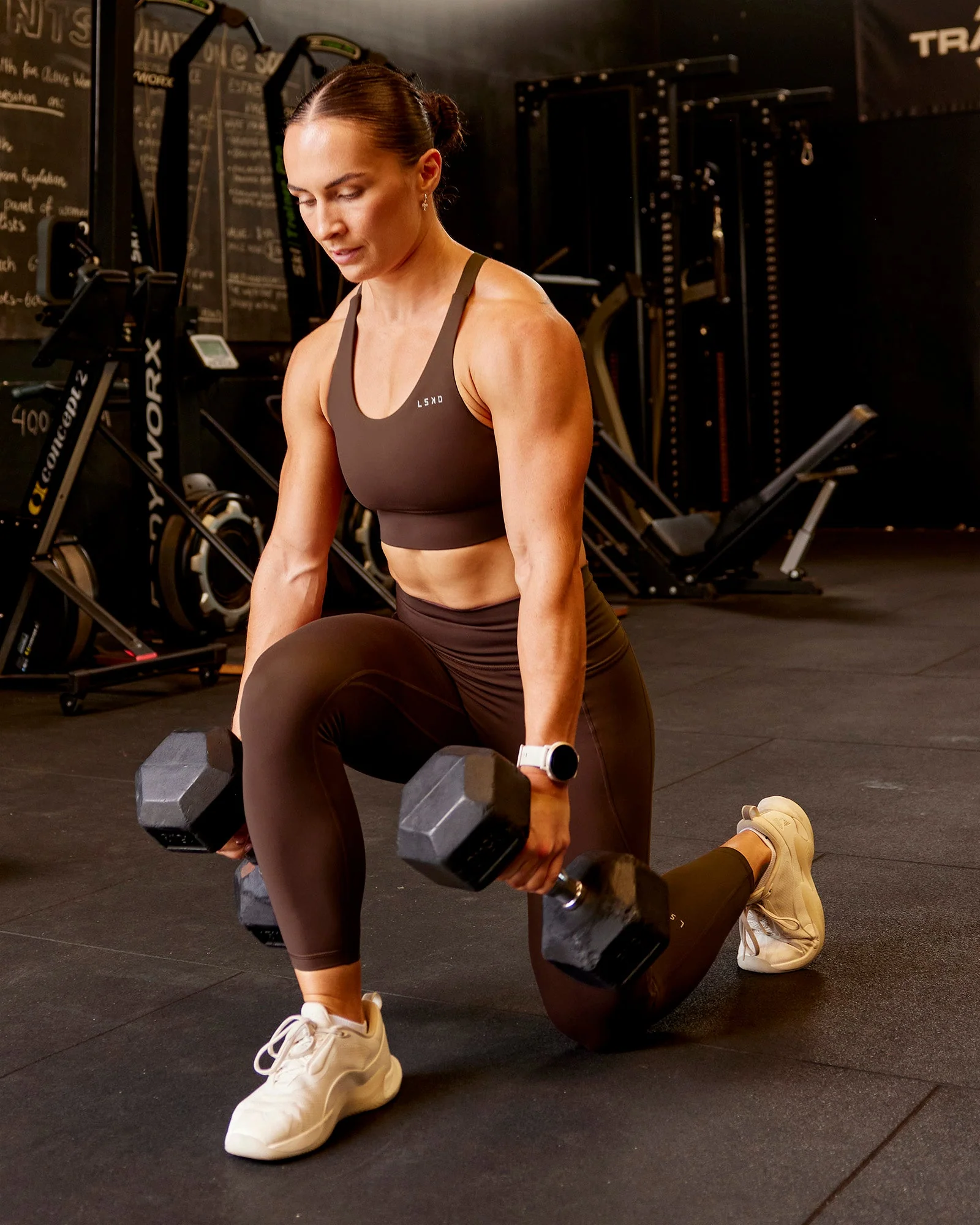 Accelerate Sports Bra - Hot Chocolate - Image 4