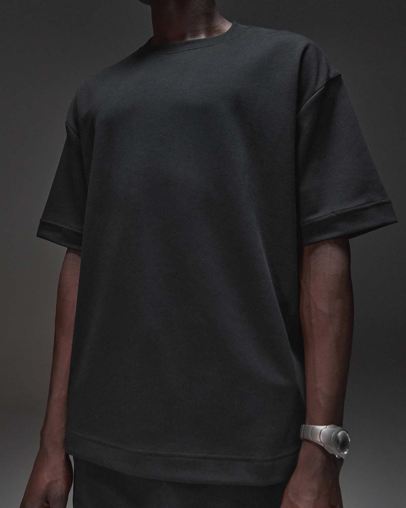 AfterDark ZeroCrease Oversized Tee - Black - Image 12