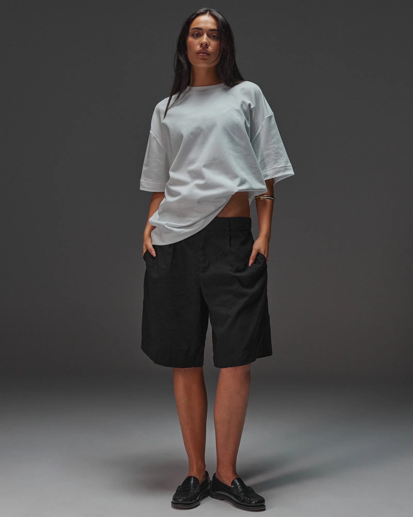 AfterDark ZeroCrease Oversized Tee - White - Image 7