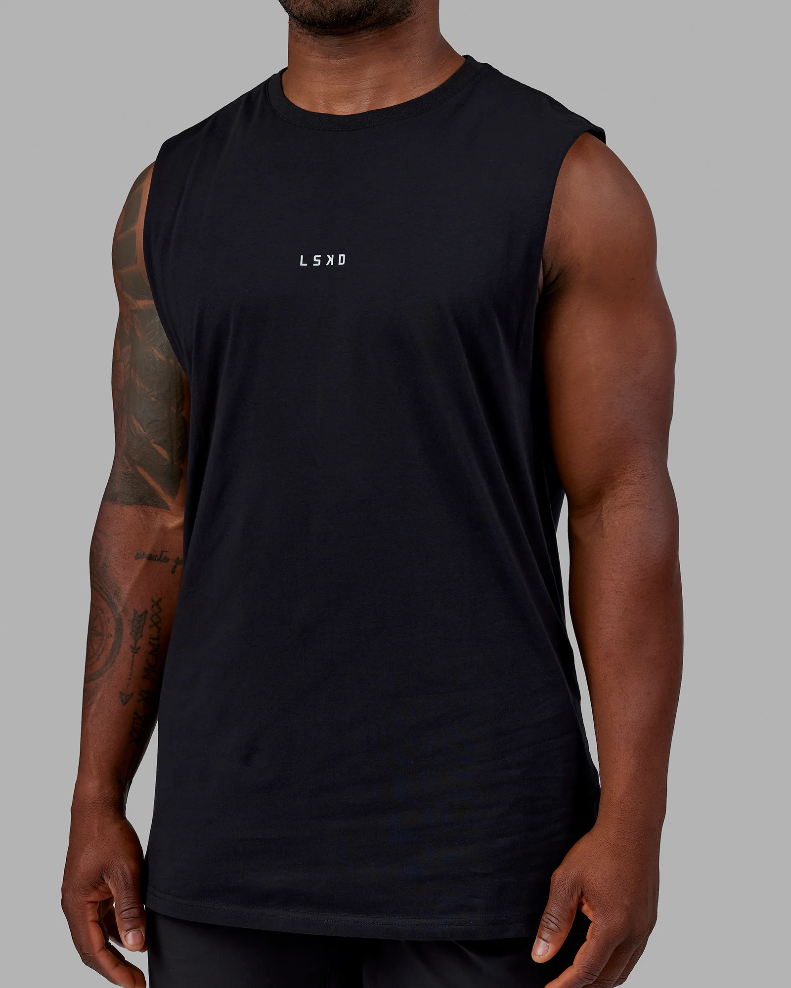 Base FLXCotton Tank - Black - Image 6