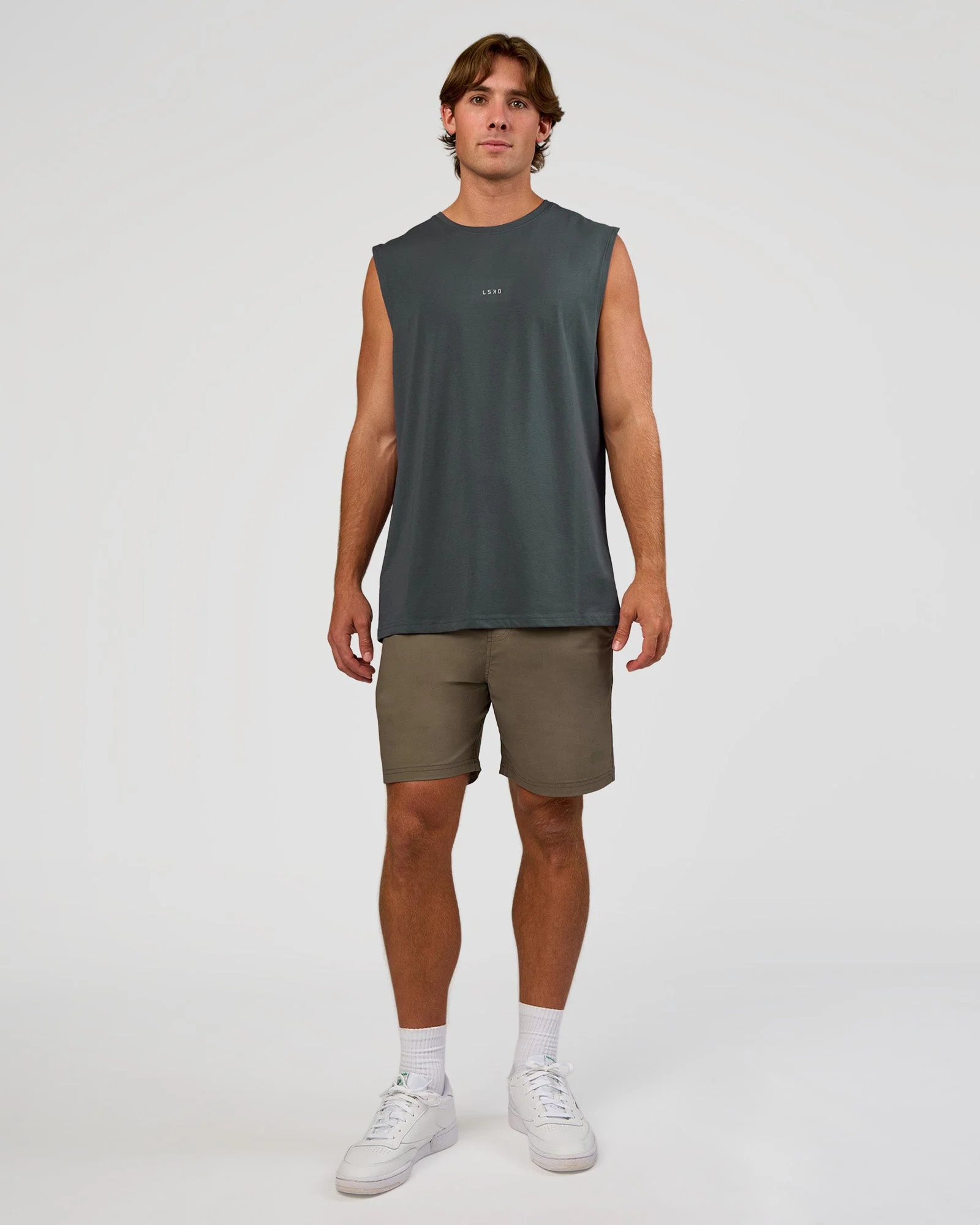 Base FLXCotton Tank - Dark Slate - Image 3