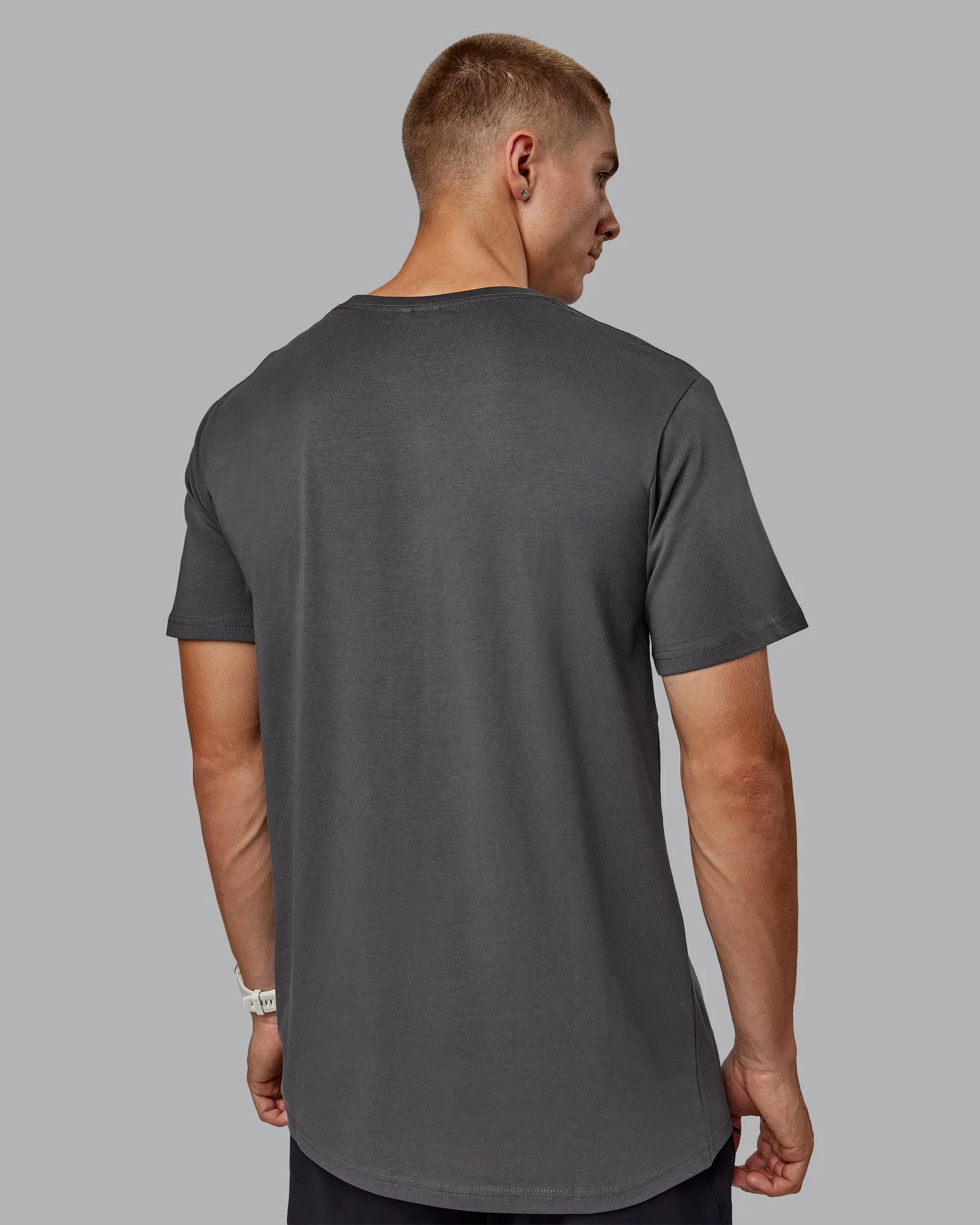 Base FLXCotton Tee - Dark Storm - Image 4