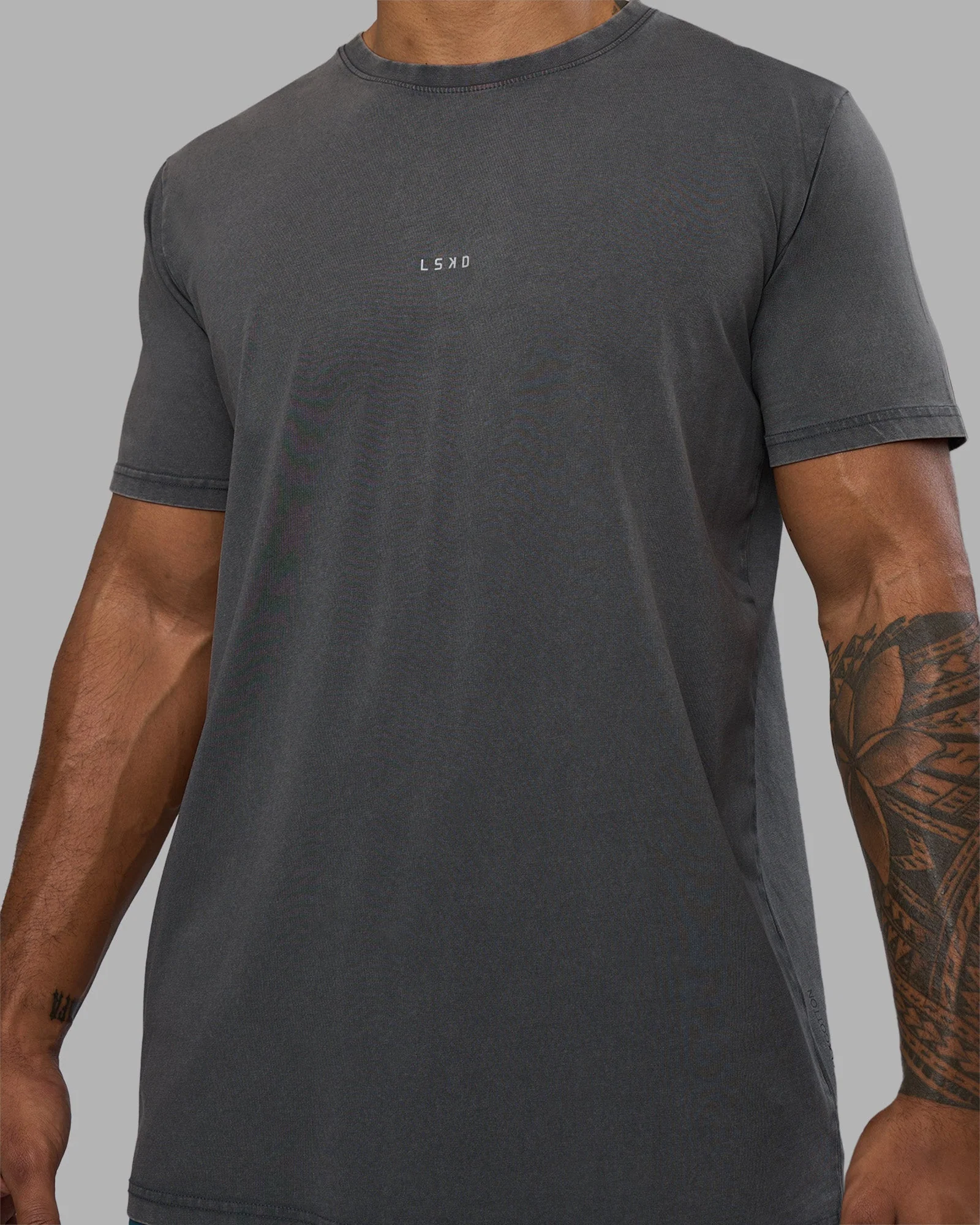 Base FLXCotton Tee - Dark Storm Washed - Image 5