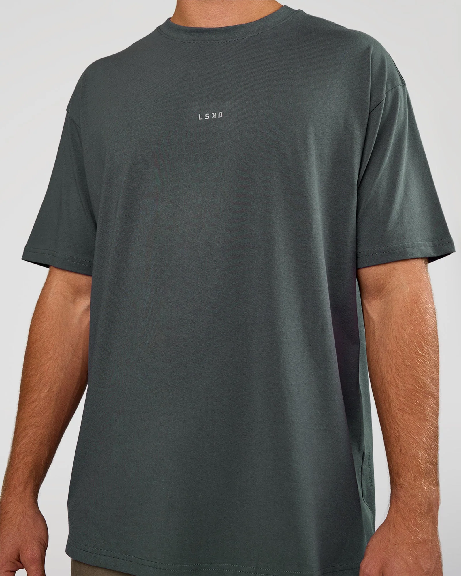 Base FLXCotton Tee Oversized - Dark Slate - Image 4