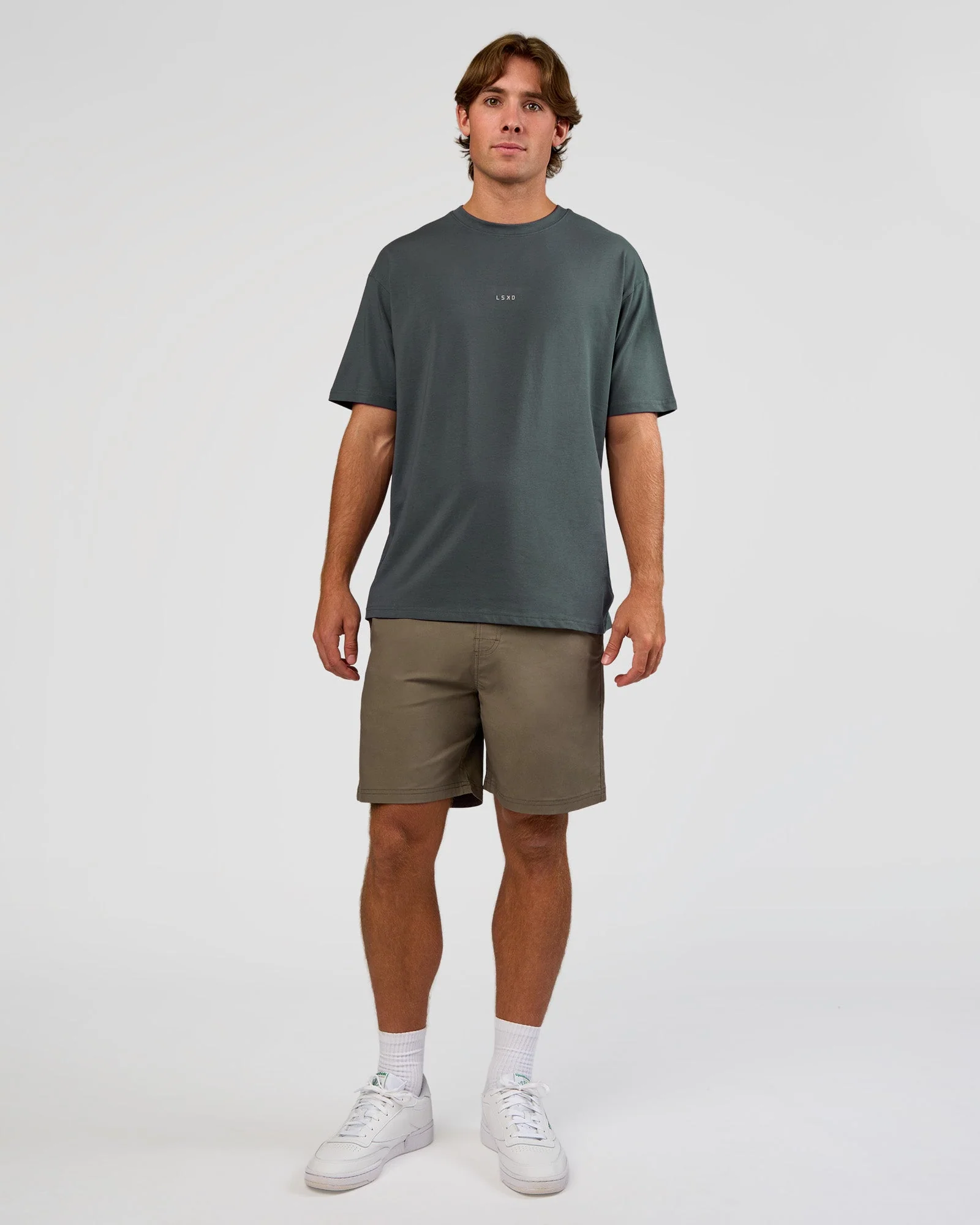 Base FLXCotton Tee Oversized - Dark Slate - Image 5