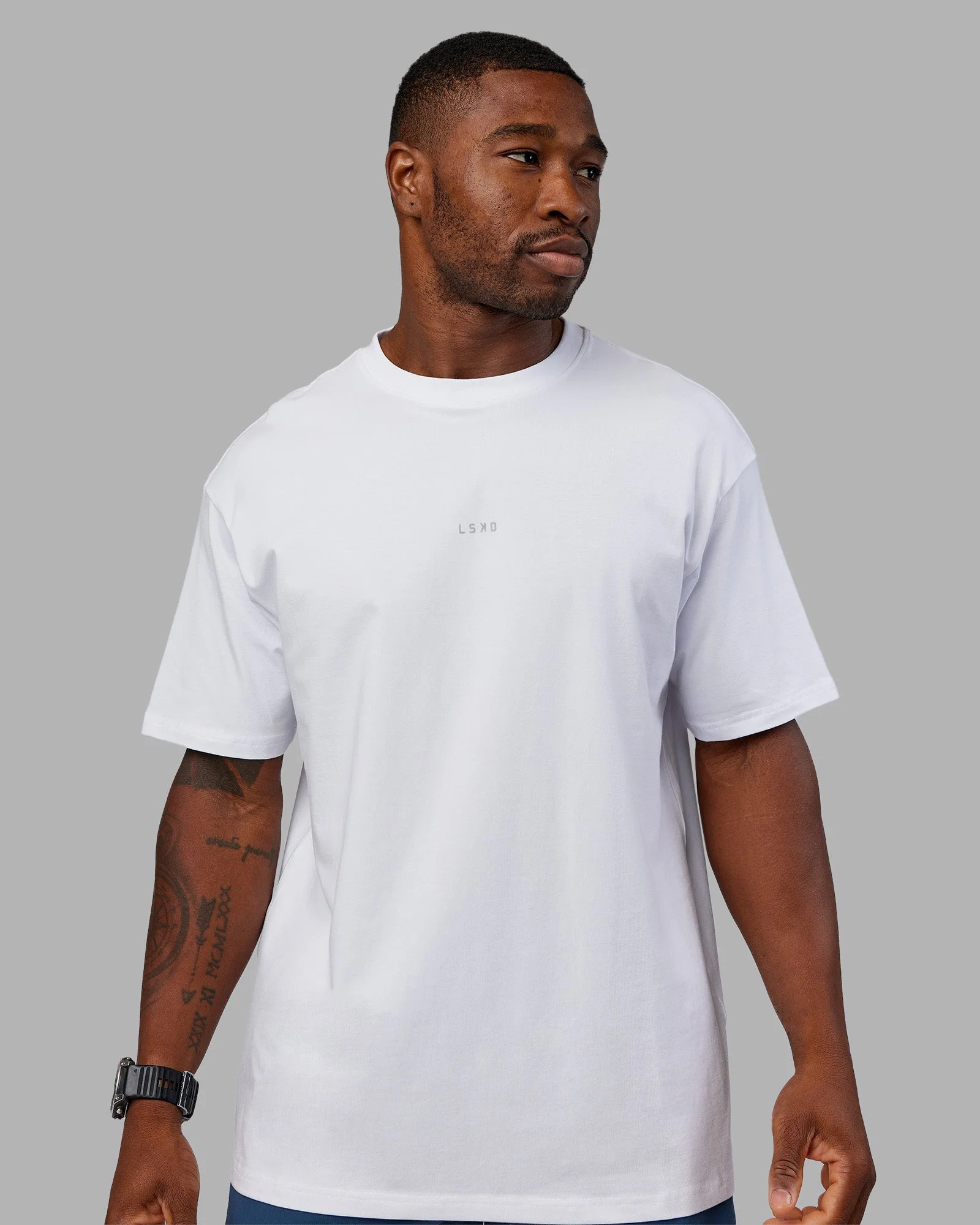 Base FLXCotton Tee Oversized - White - Image 5
