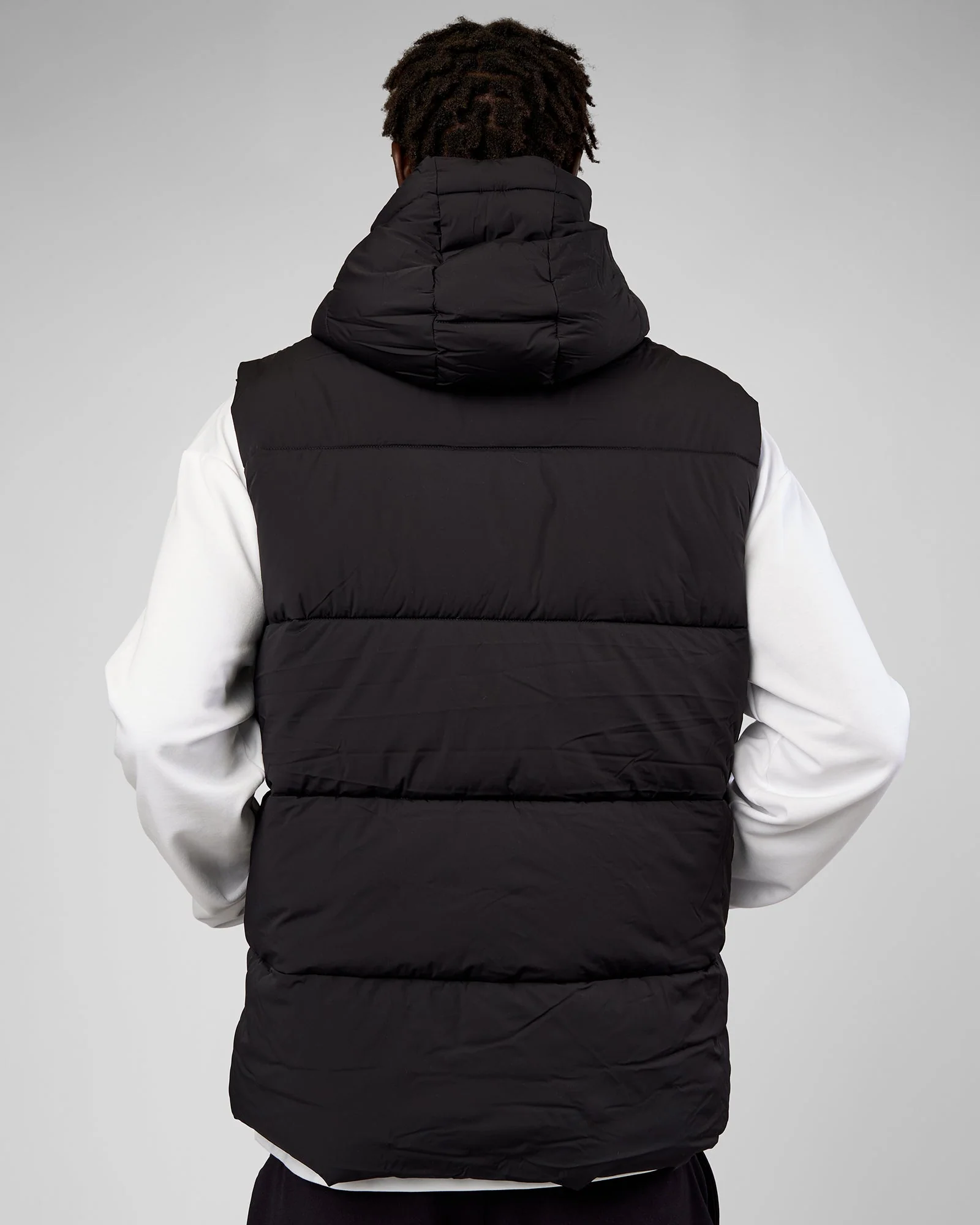 Base Puffer Vest - Black - Image 4