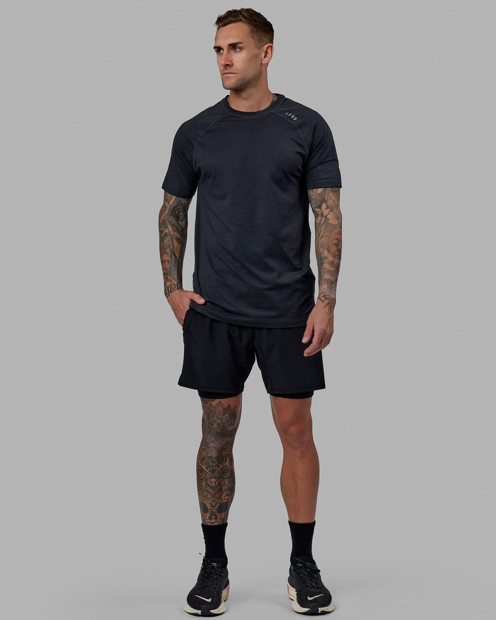Challenger 6" Lined Performance Short - Black - Image 8
