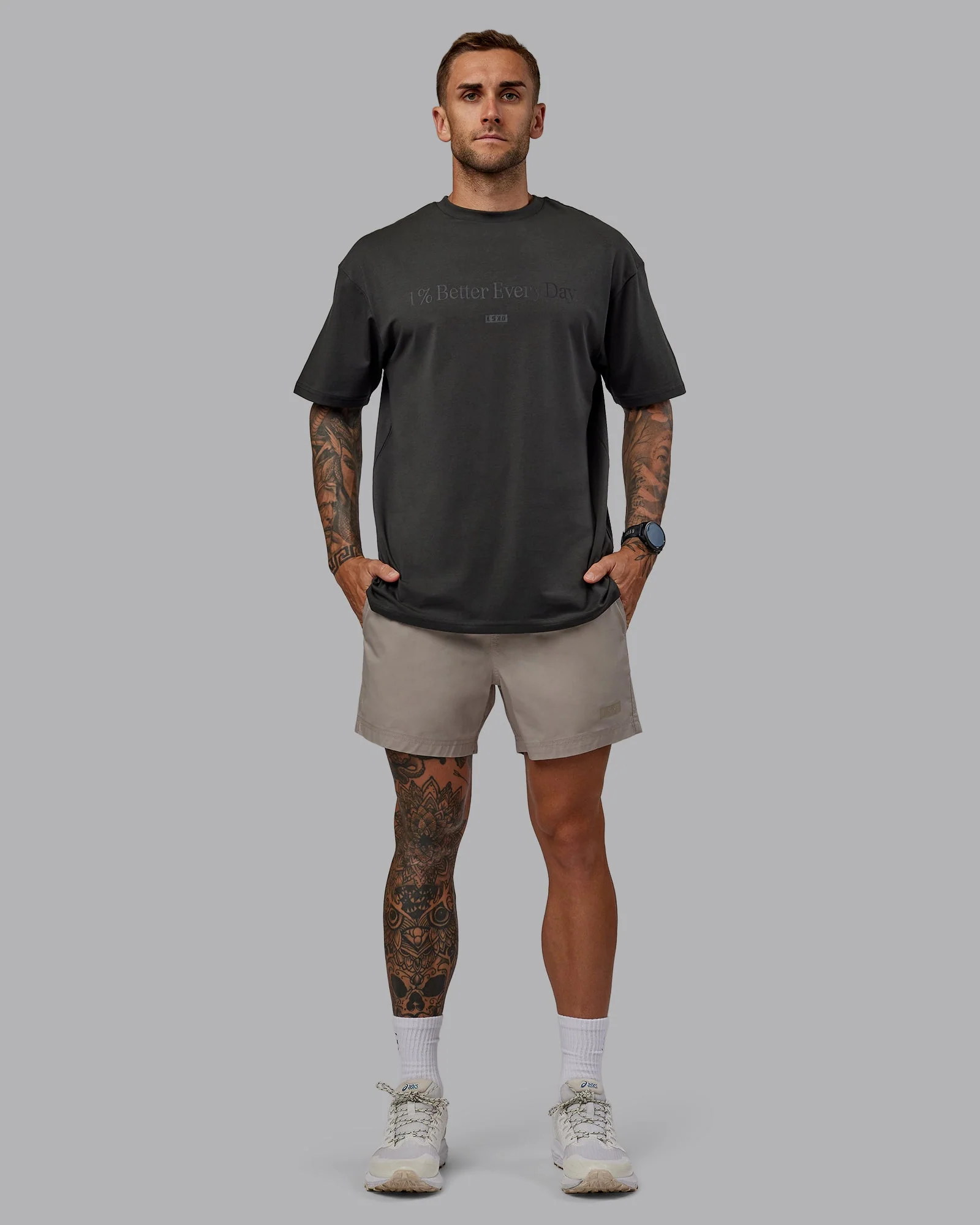 Daily 5" Short - Shale Beige - Image 5