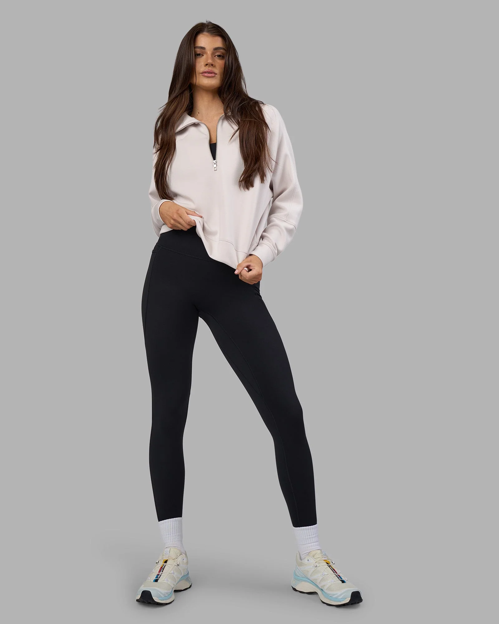 Elevate SoftTouch 1/2 Zip Sweater - Clay-Clay - Image 8