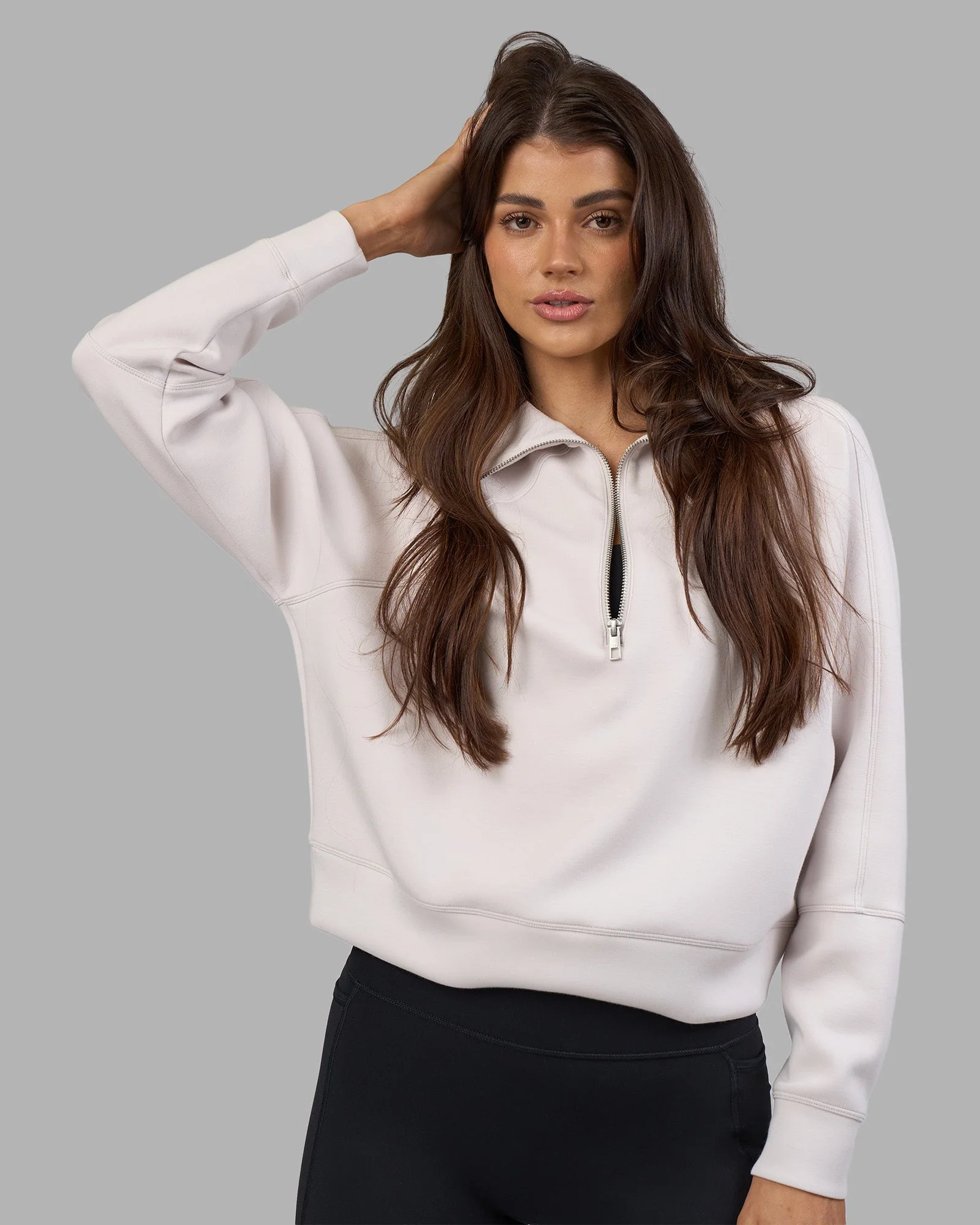 Elevate SoftTouch 1/2 Zip Sweater - Clay-Clay - Image 9
