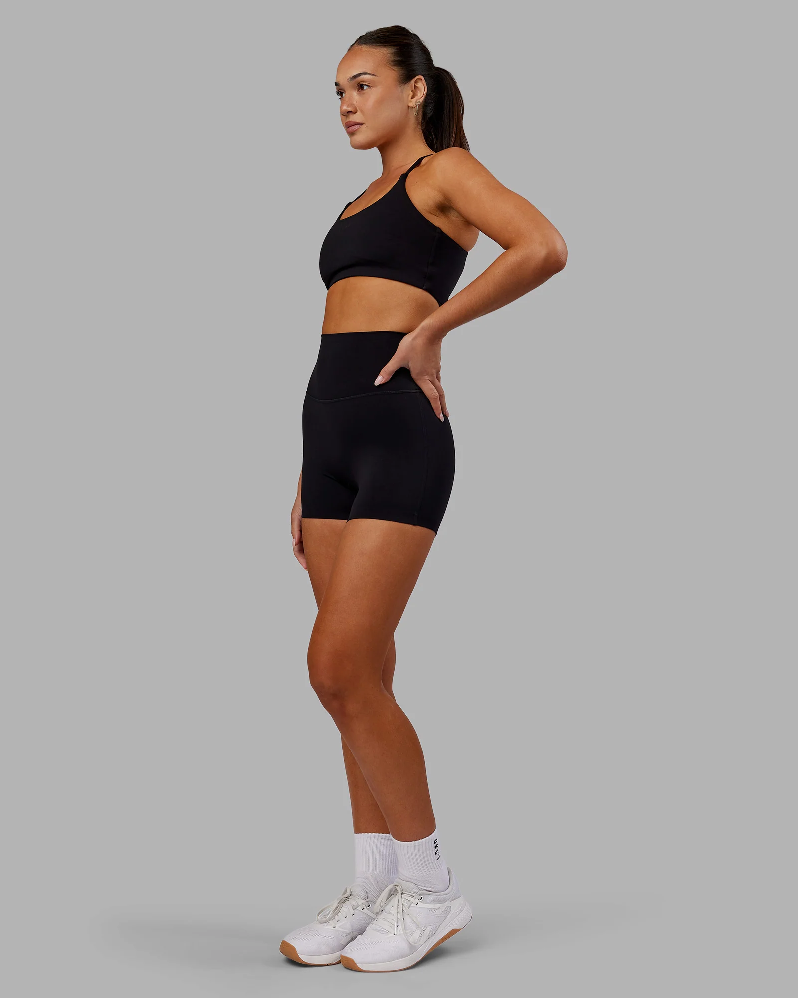 Elixir Ultra High-Rise 4" Short - Black - Image 5