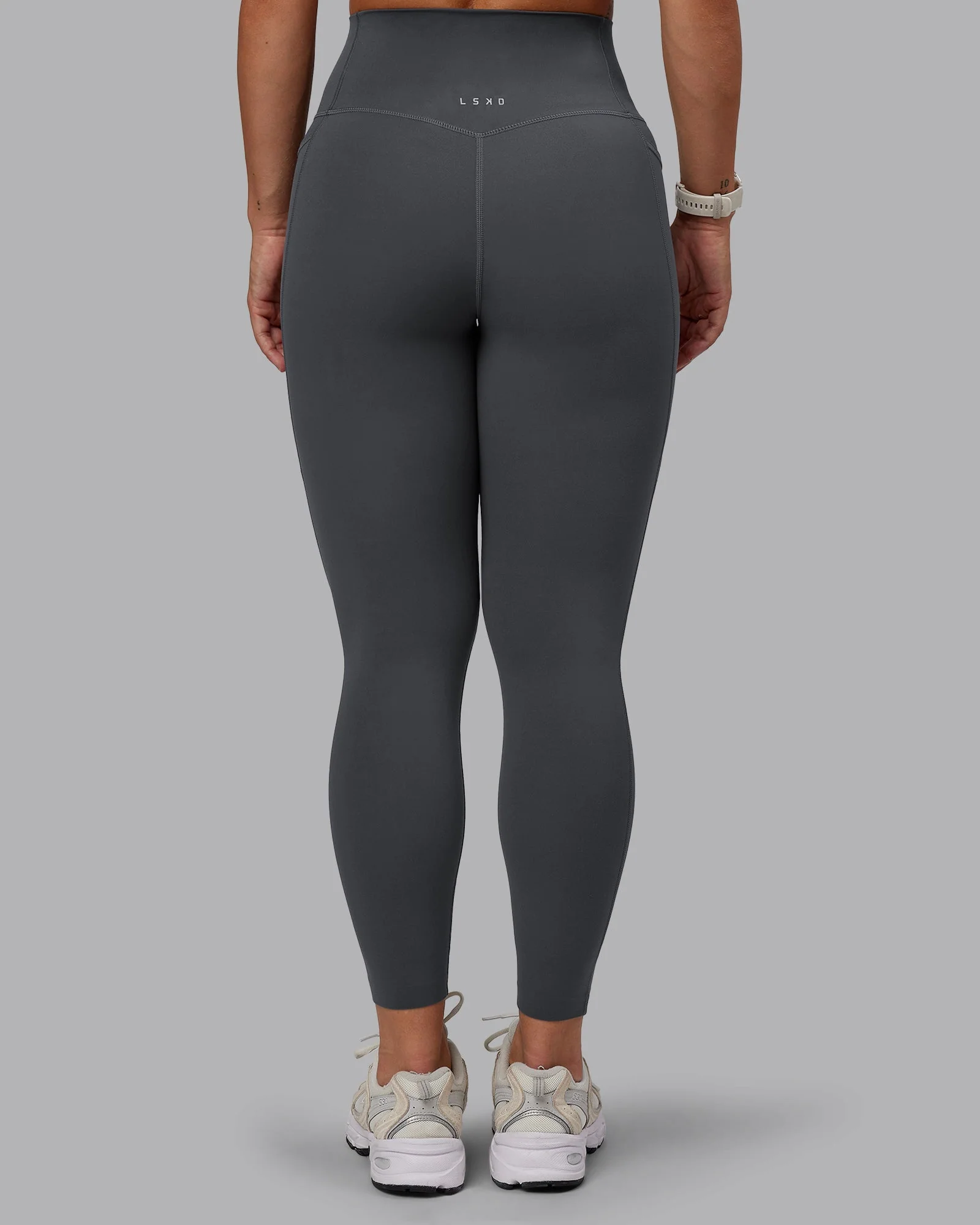 Elixir Ultra High-Rise 7/8 Legging Pockets - Dark Storm - Image 4