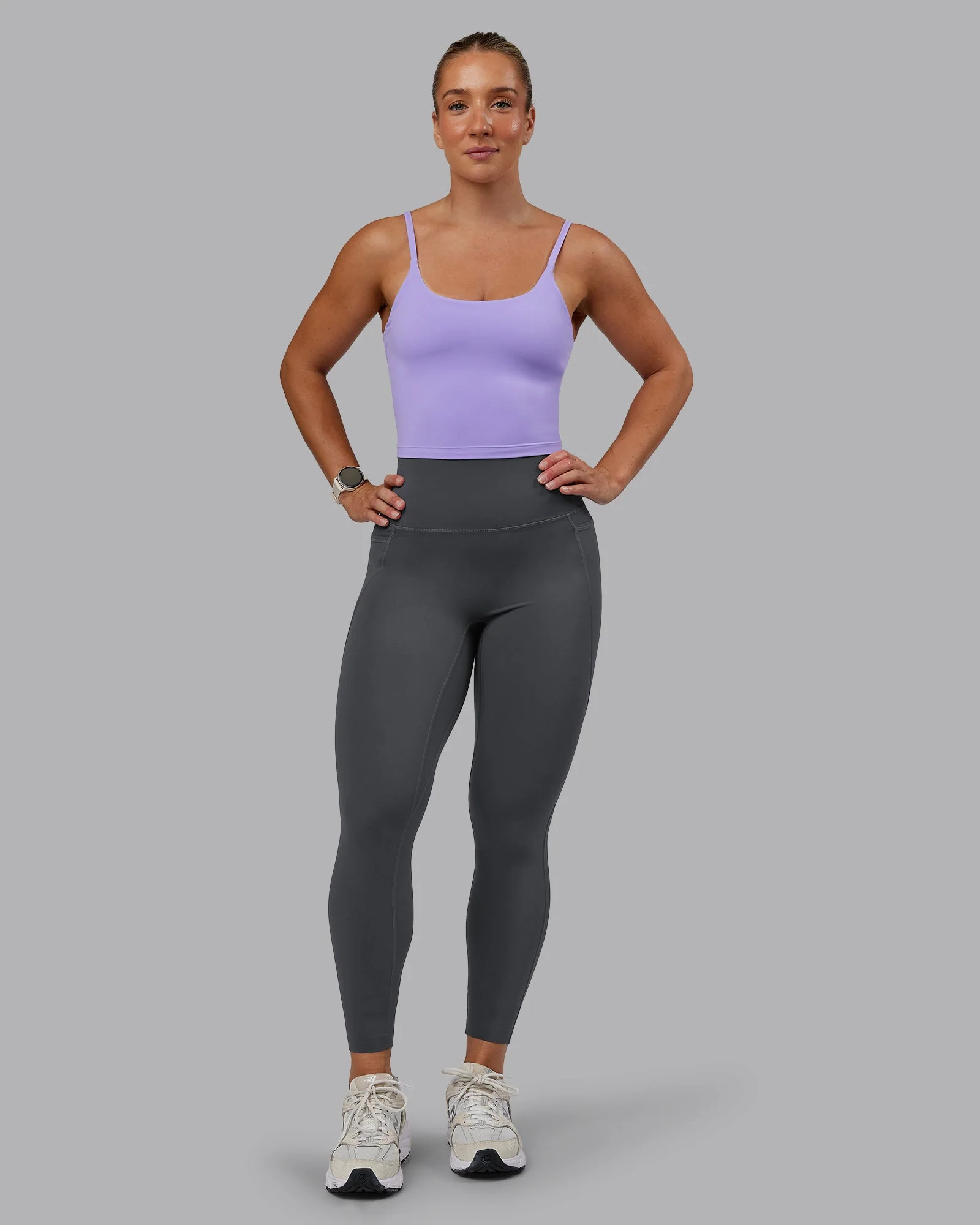 Elixir Ultra High-Rise 7/8 Legging Pockets - Dark Storm - Image 5