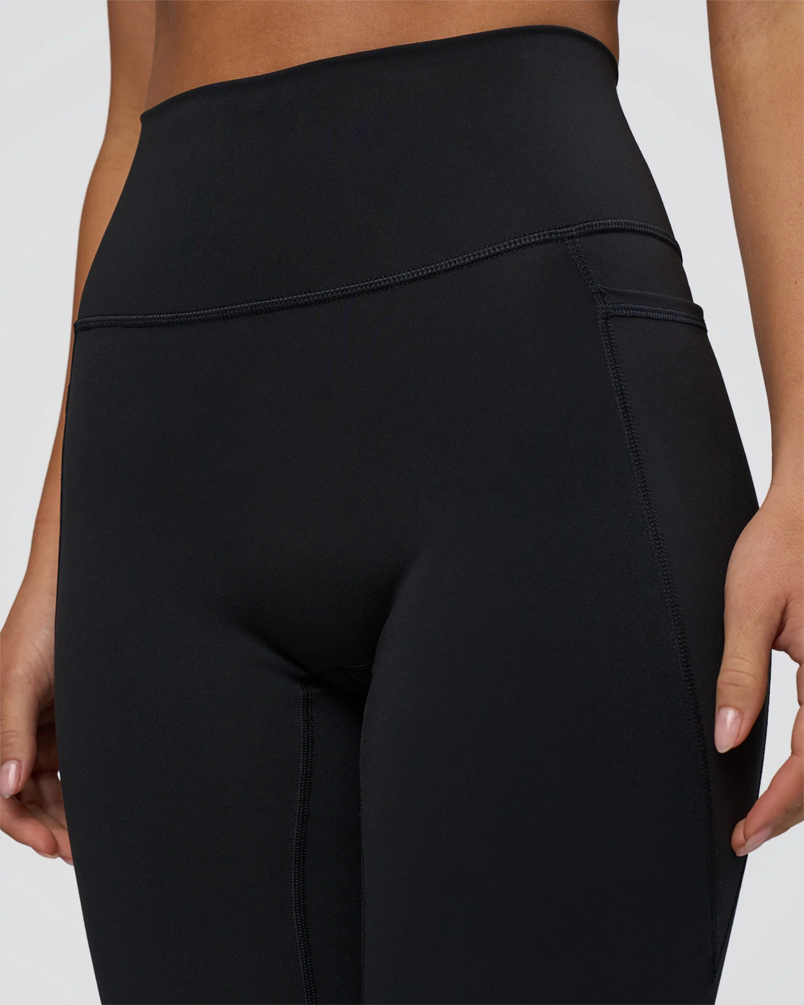 Fusion Ultra High-Rise 3/4 Legging Pockets - Black - Image 8