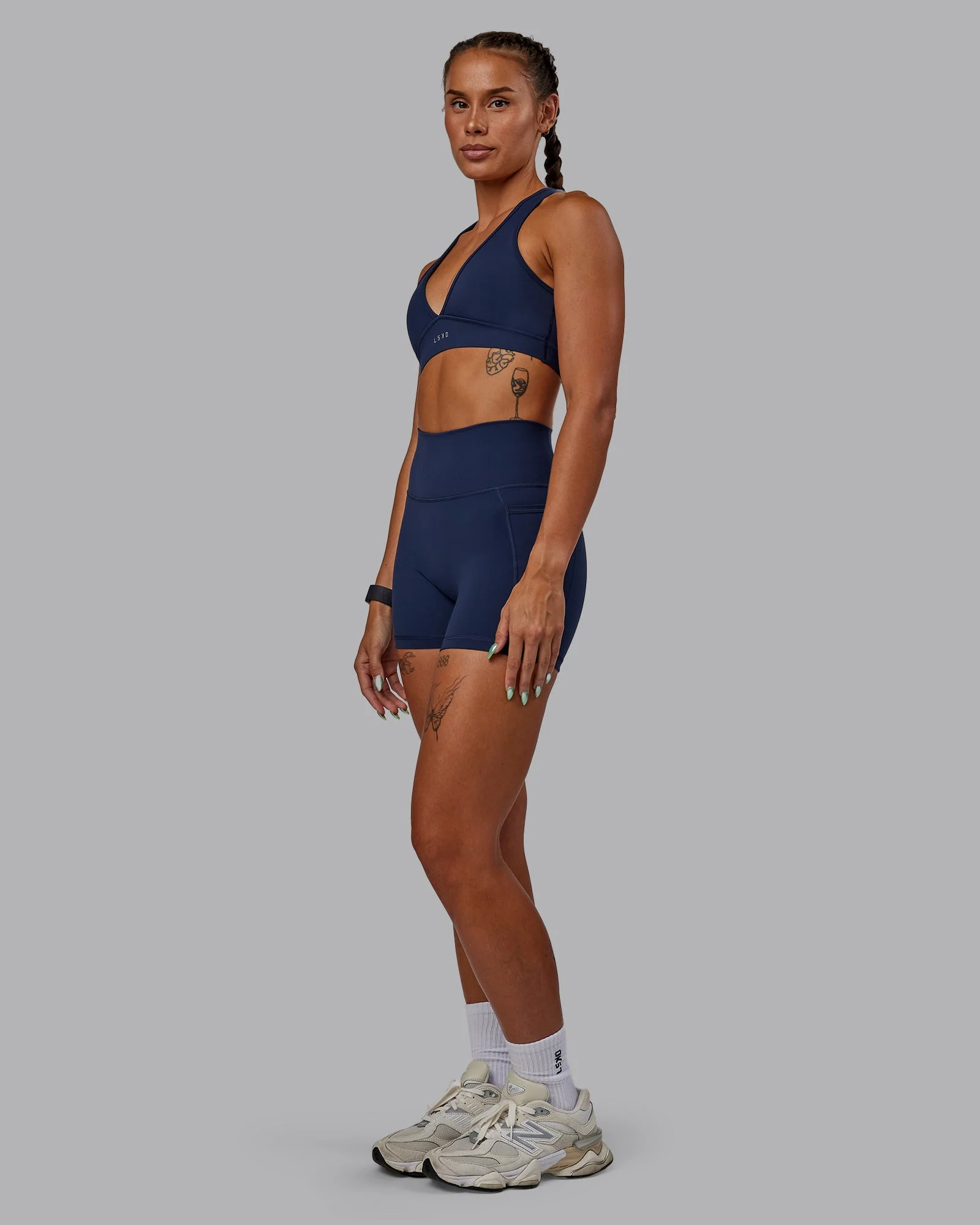 Fusion Ultra High-Rise 4" Short Pockets - Future Navy - Image 6