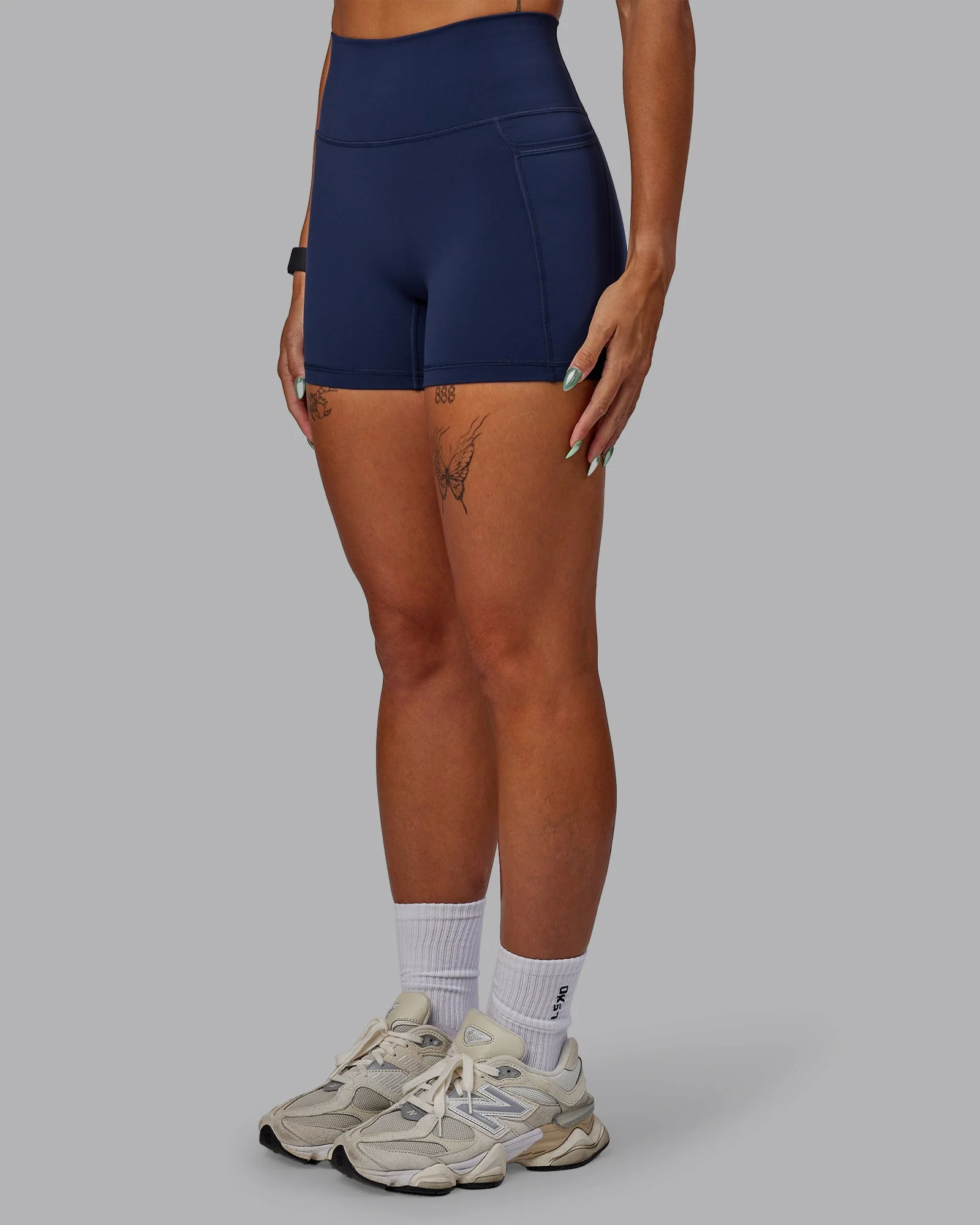 Fusion Ultra High-Rise 4" Short Pockets - Future Navy - Image 8