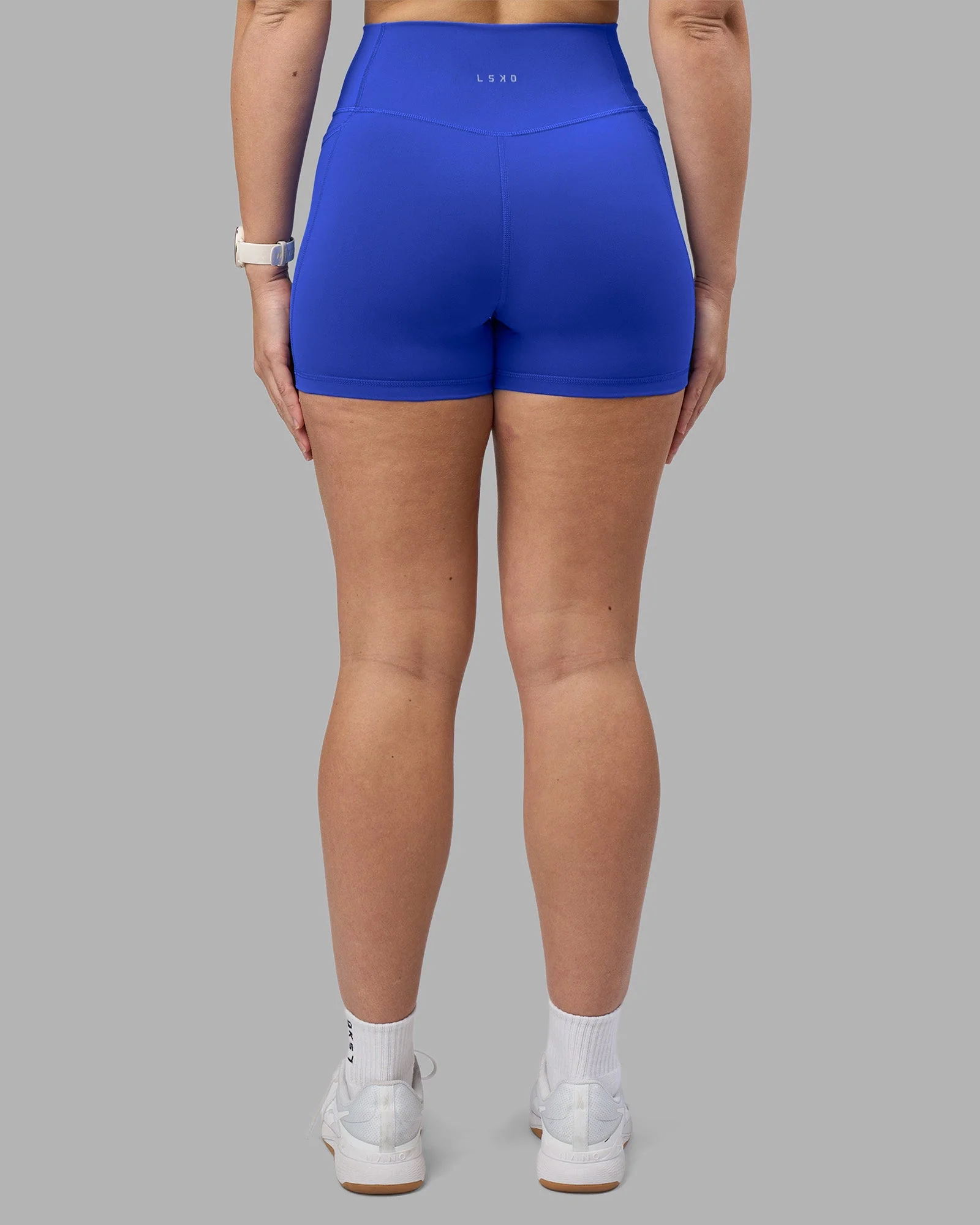 Fusion Ultra High-Rise 4" Short Pockets - Power Cobalt - Image 4