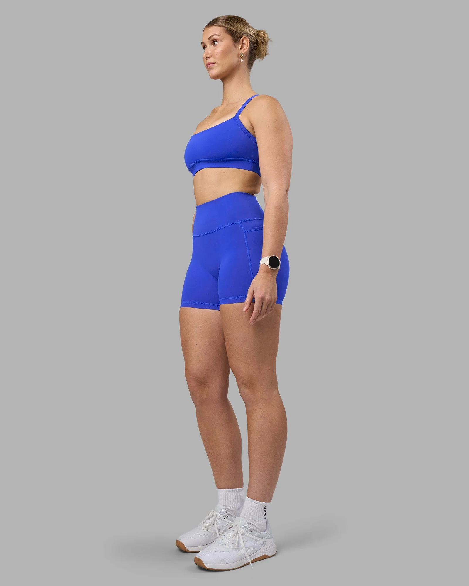 Fusion Ultra High-Rise 4" Short Pockets - Power Cobalt - Image 5