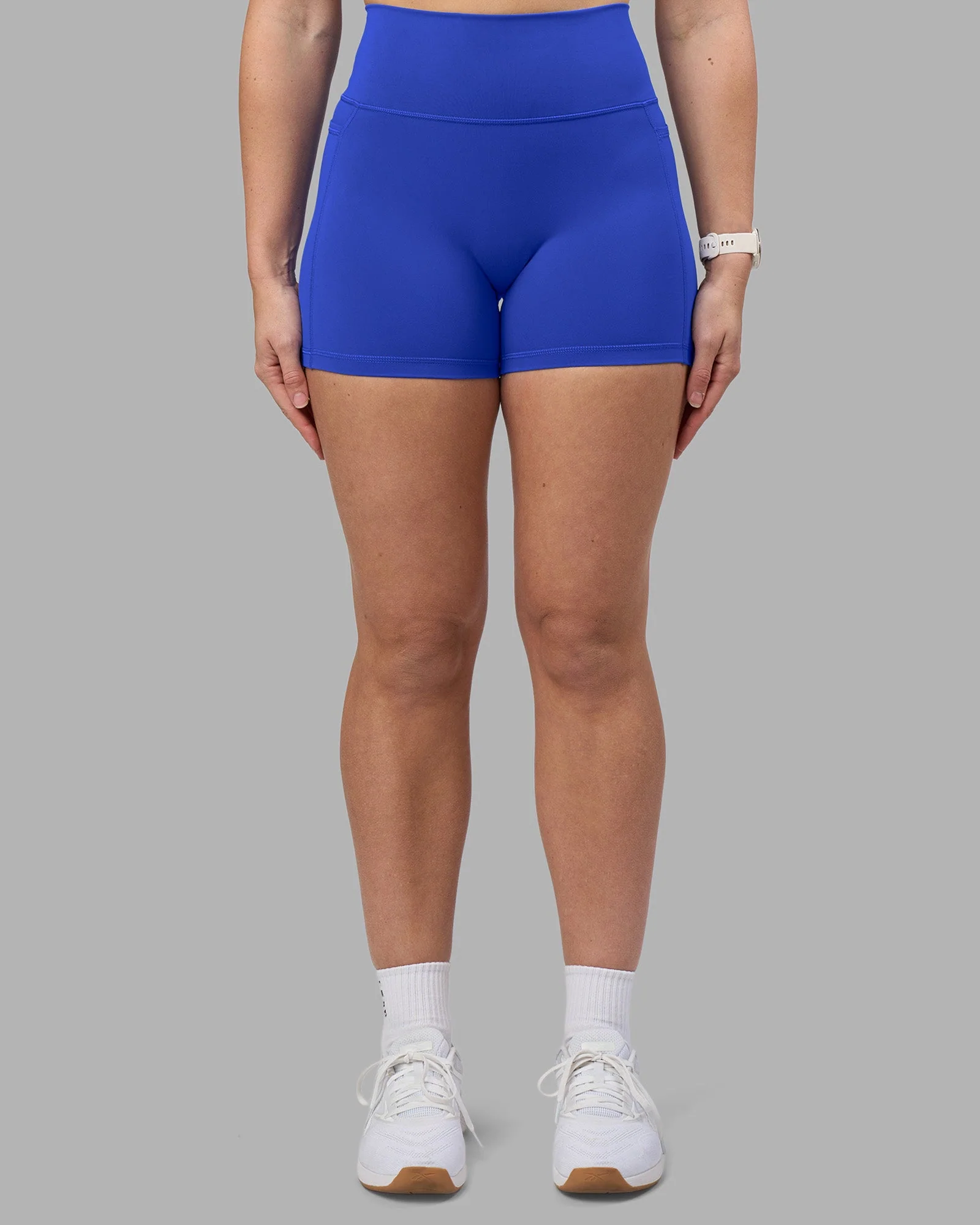 Fusion Ultra High-Rise 4" Short Pockets - Power Cobalt - Image 7