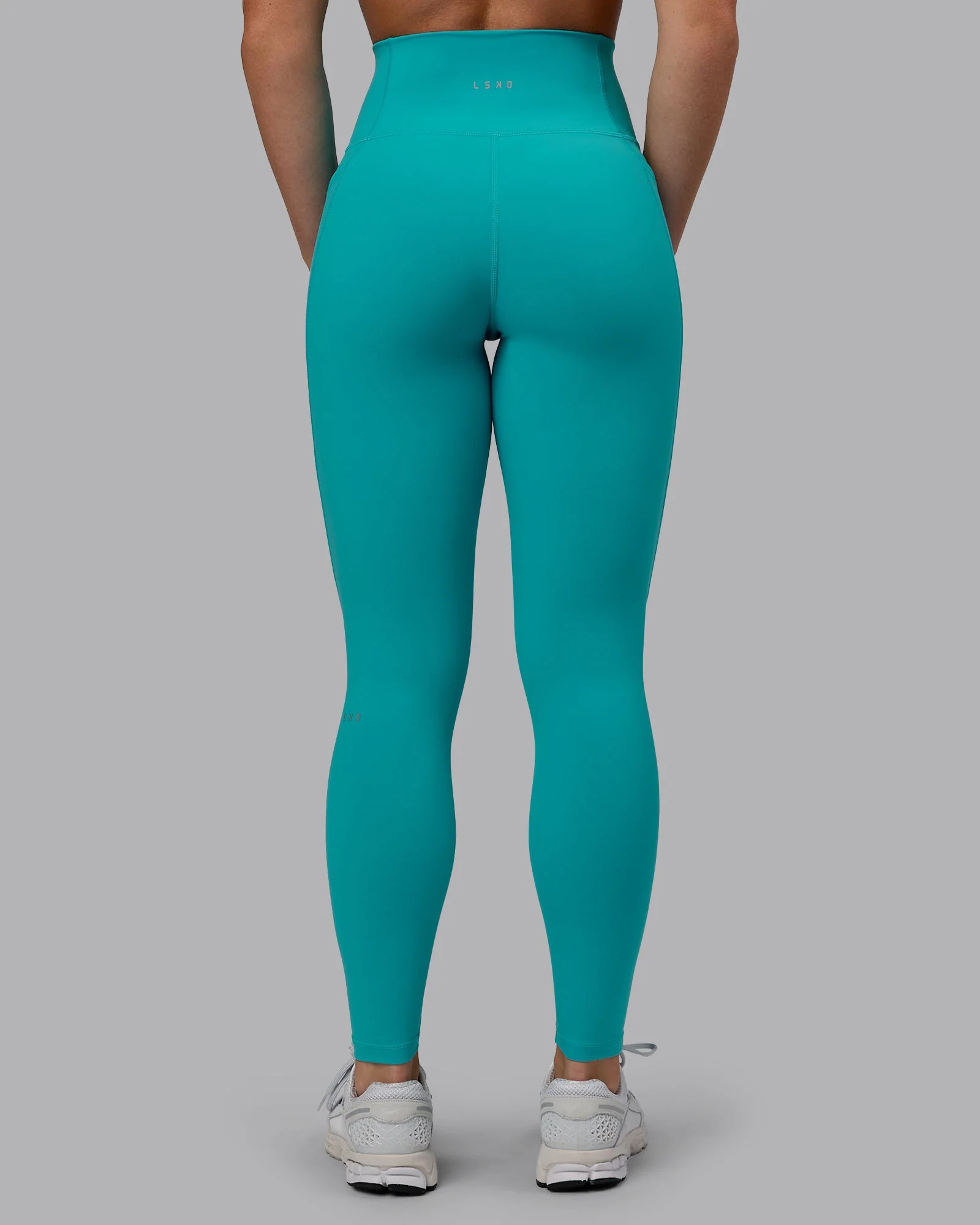 Fusion Ultra High-Rise Full Length Legging Pockets - Uplift Blue - Image 4