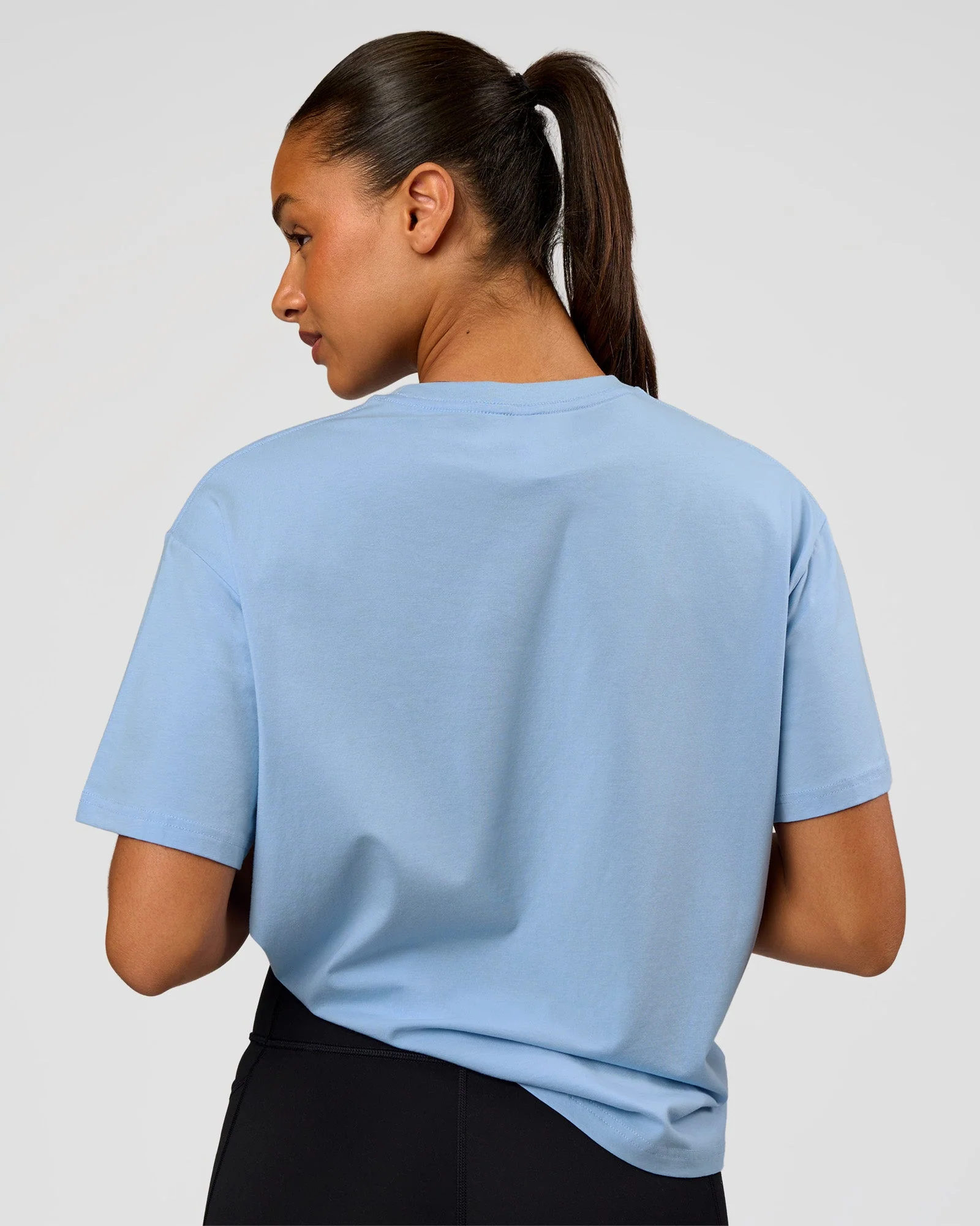 Go-To FLXCotton Oversized Tee - Open Air-White - Image 3