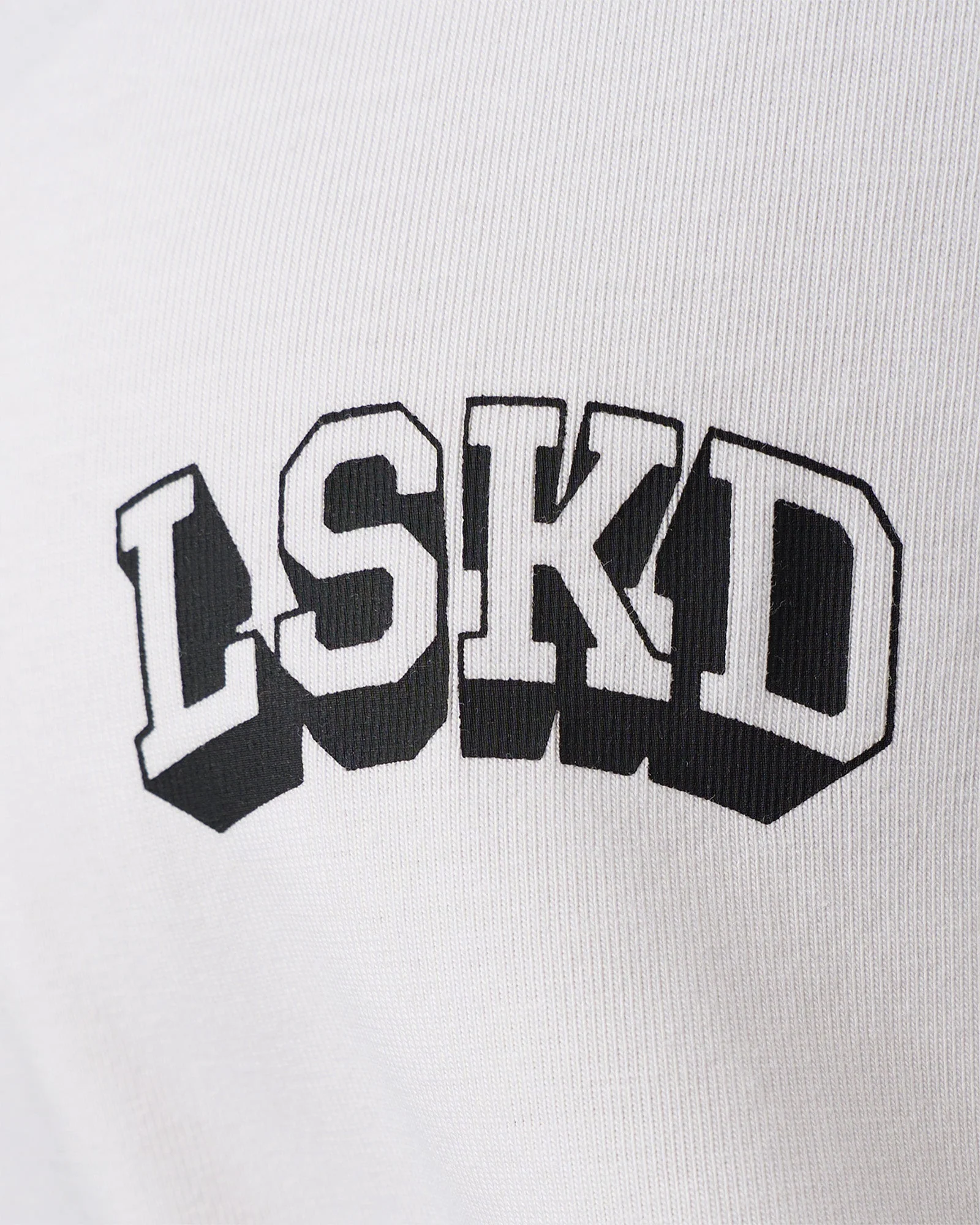 Grid FLXCotton Oversized Tee - White-Black - Image 9