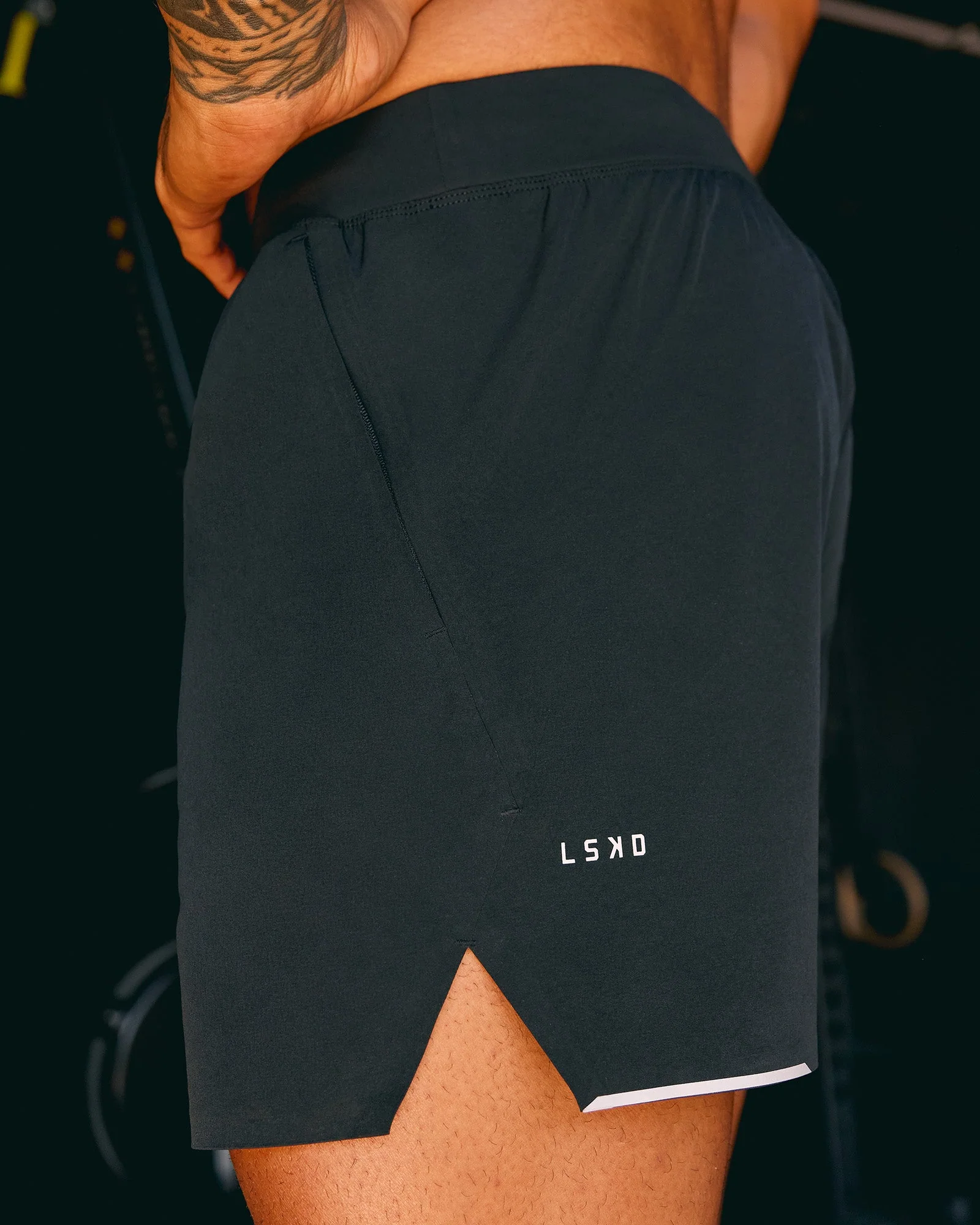 Hybrid 5" Short - Black-Reflective - Image 7