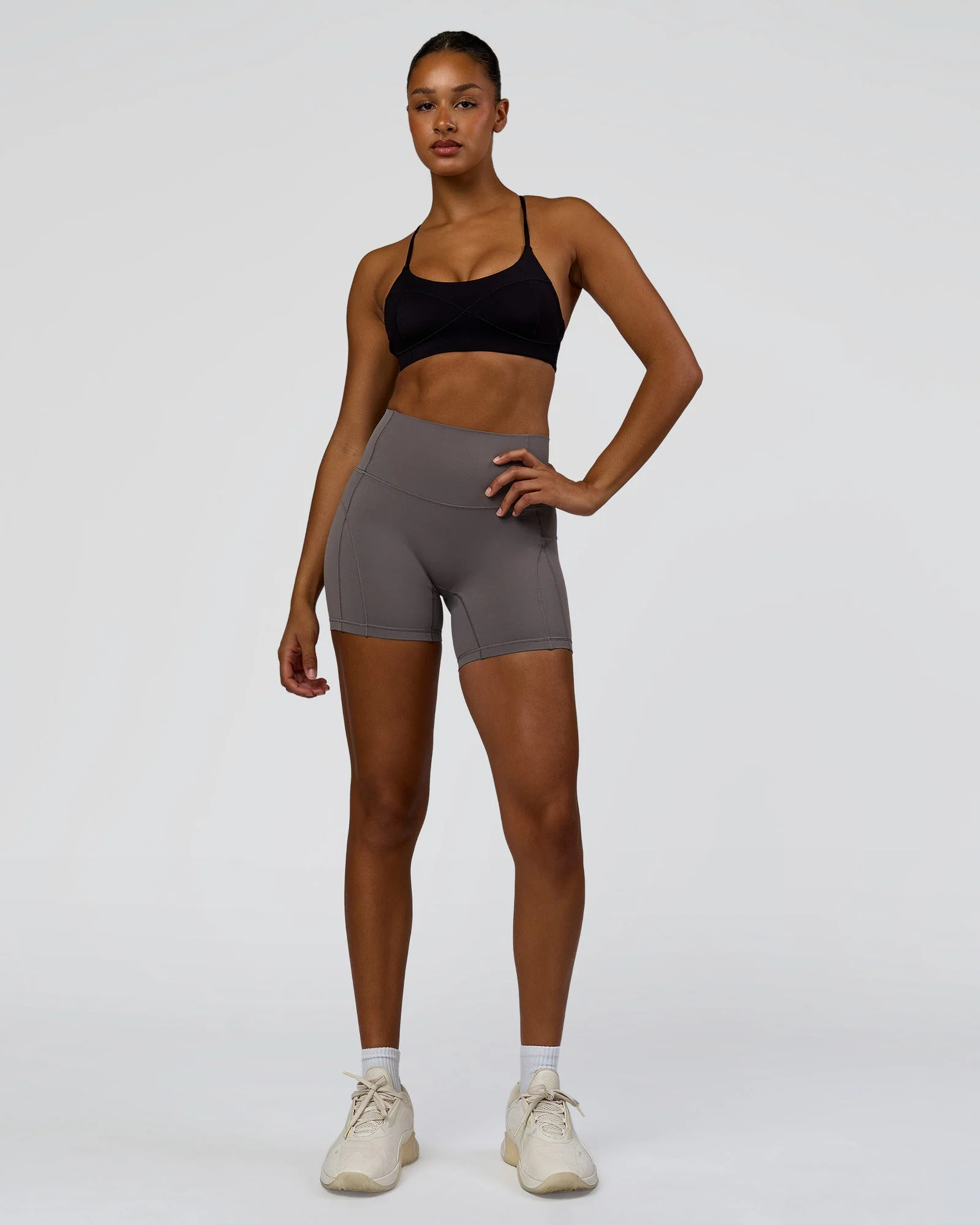 Infinite Contour Sports Bra - Black - Image 4