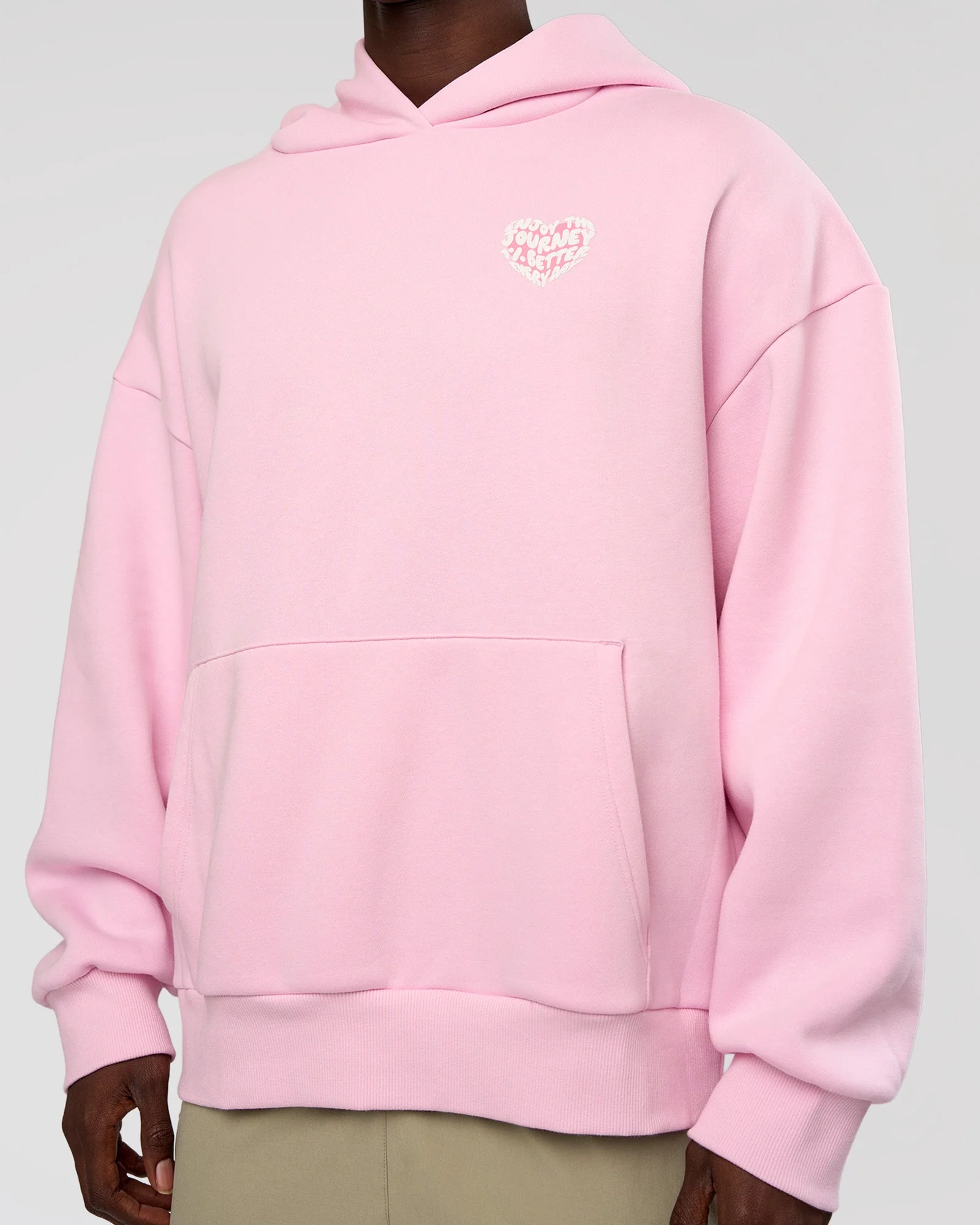 Love The Journey Unisex Oversized Hoodie - Marshmallow-White - Image 8
