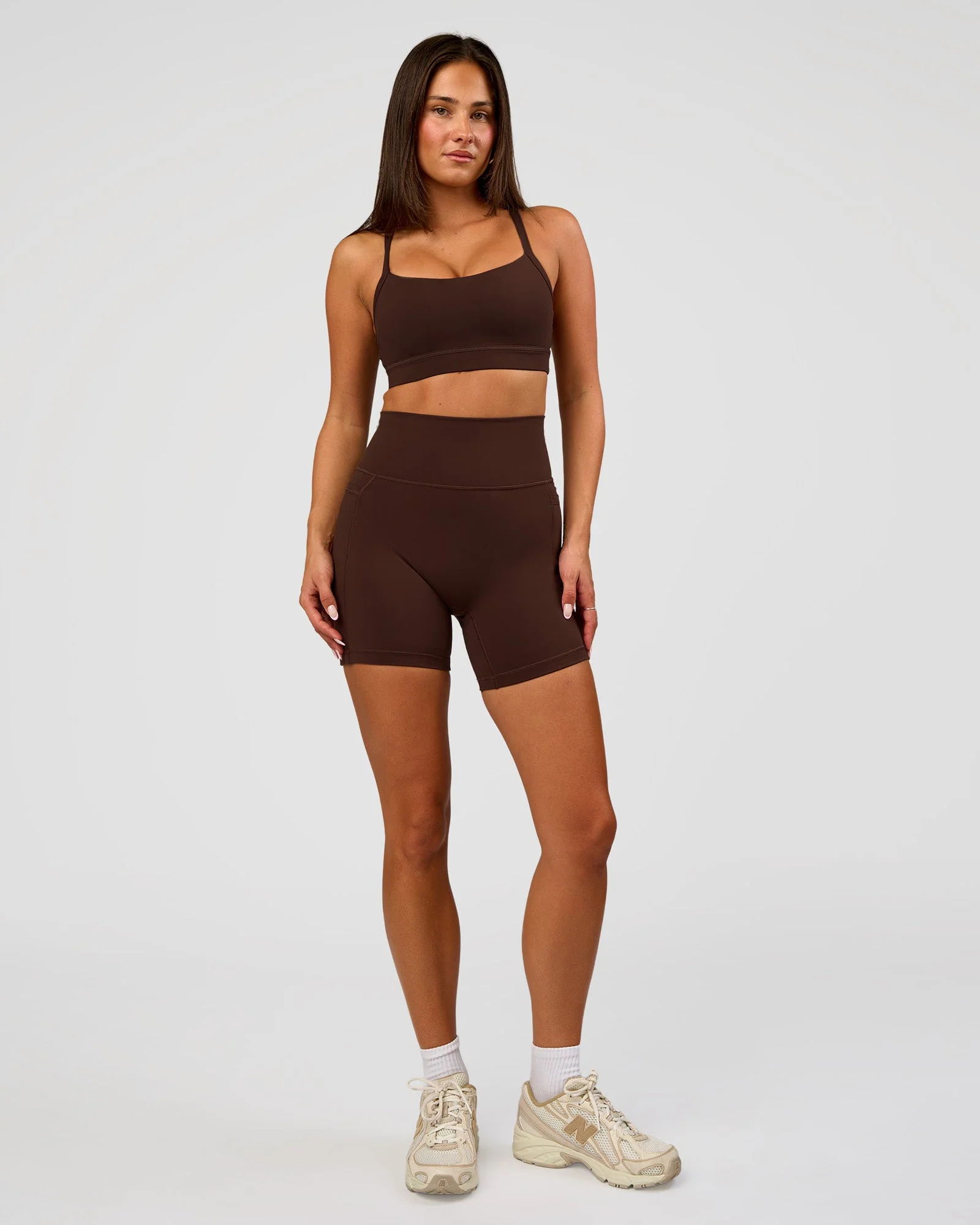 Momentum Sports Bra D/DD/E - Hot Chocolate - Image 5