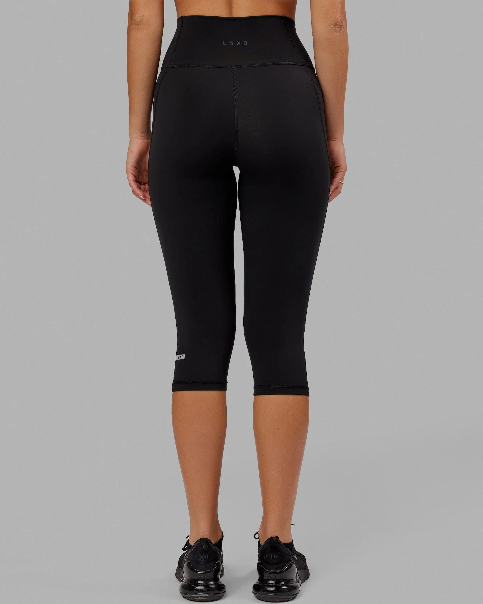 O.G. Fusion Ultra High-Rise 3/4 Legging Pockets - Black - Image 3