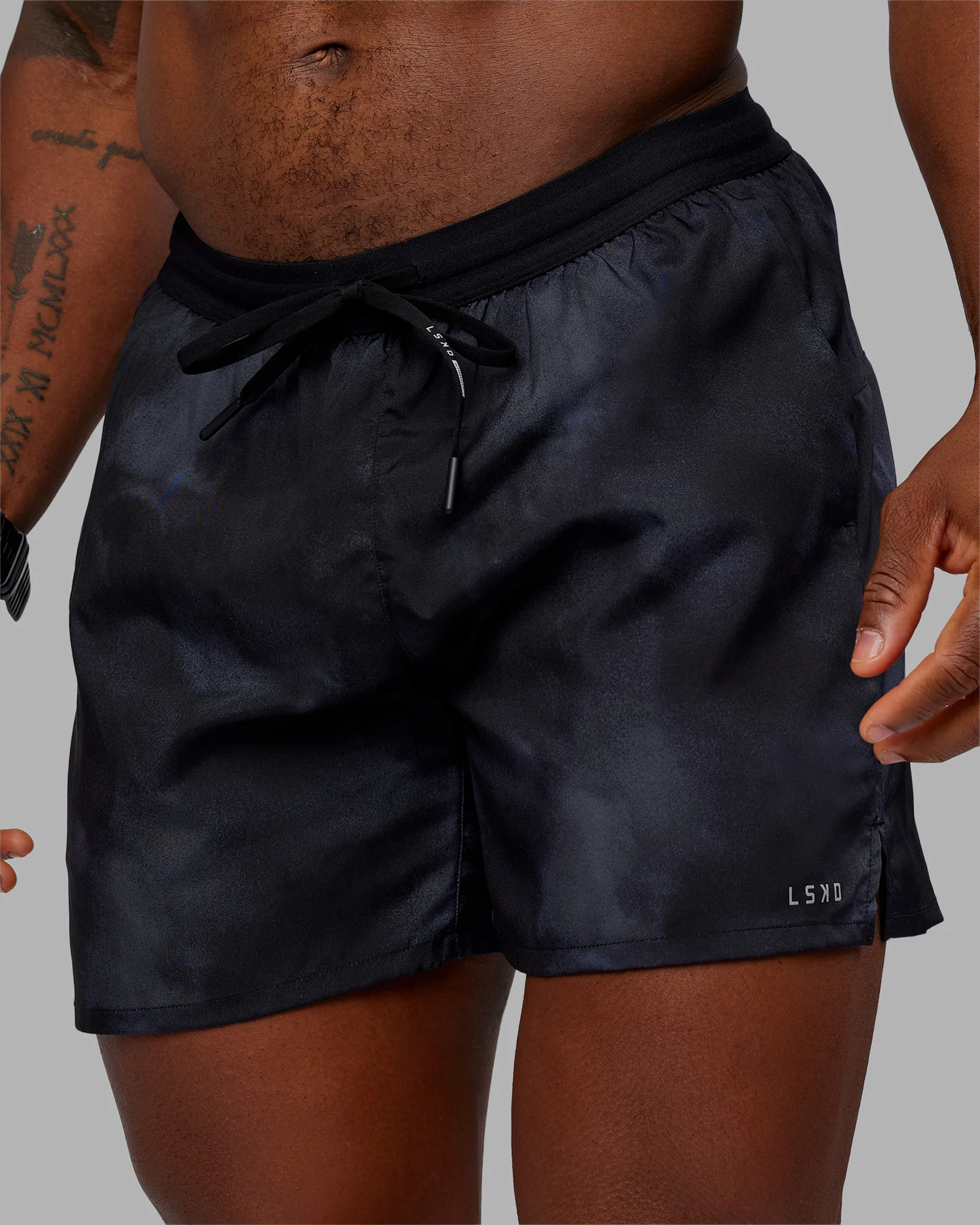 Pace 5" Lined Running Short - Washed Black - Image 2