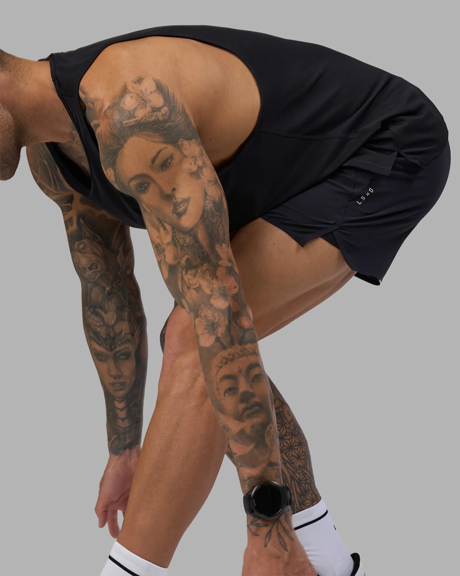Pace Running Tank - Black - Image 3