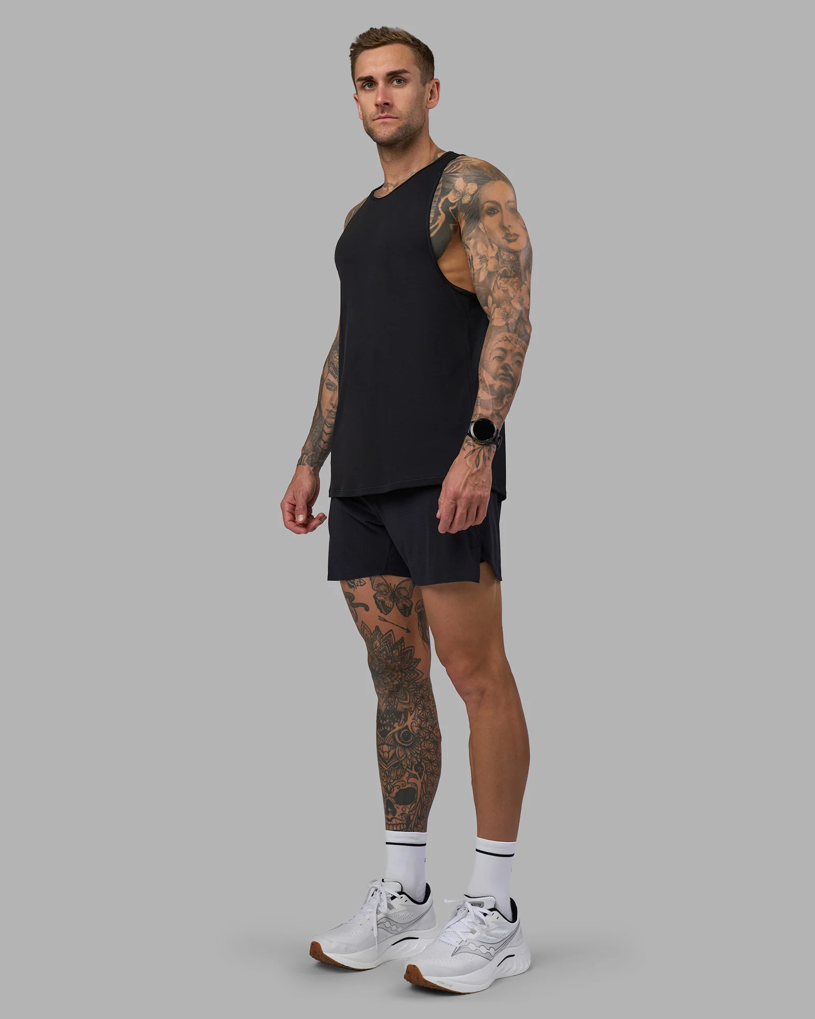 Pace Running Tank - Black - Image 4
