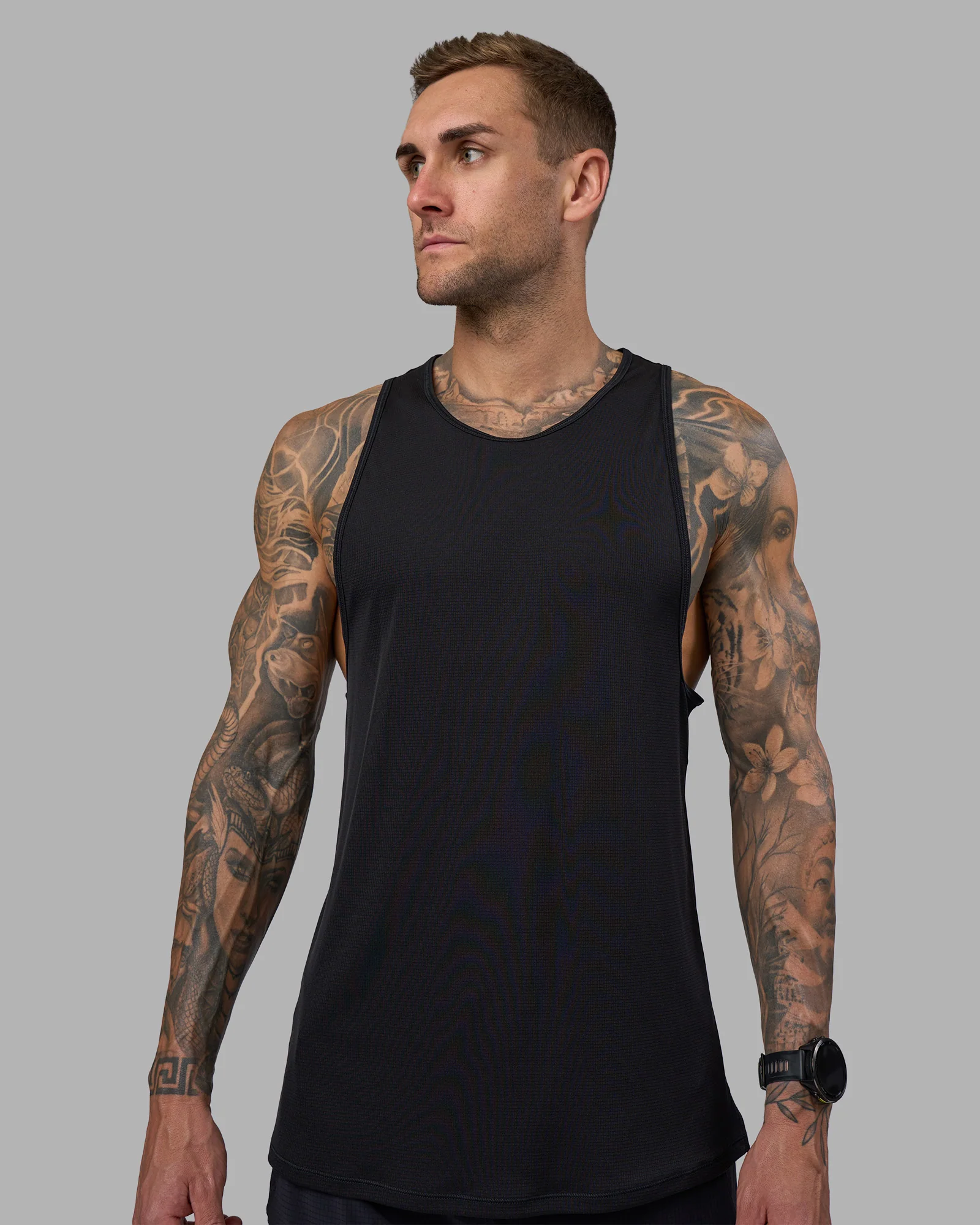 Pace Running Tank - Black - Image 5