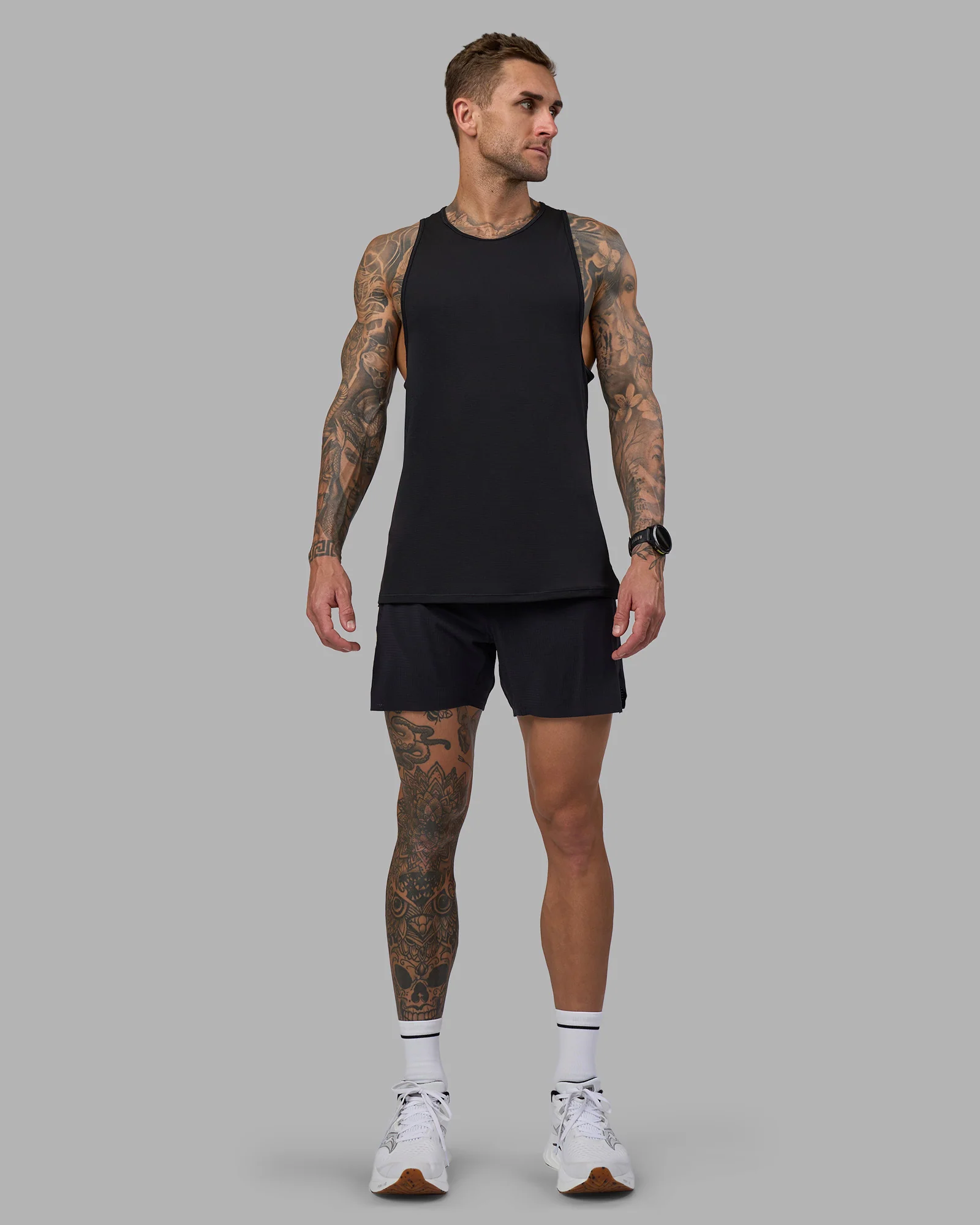 Pace Running Tank - Black - Image 8