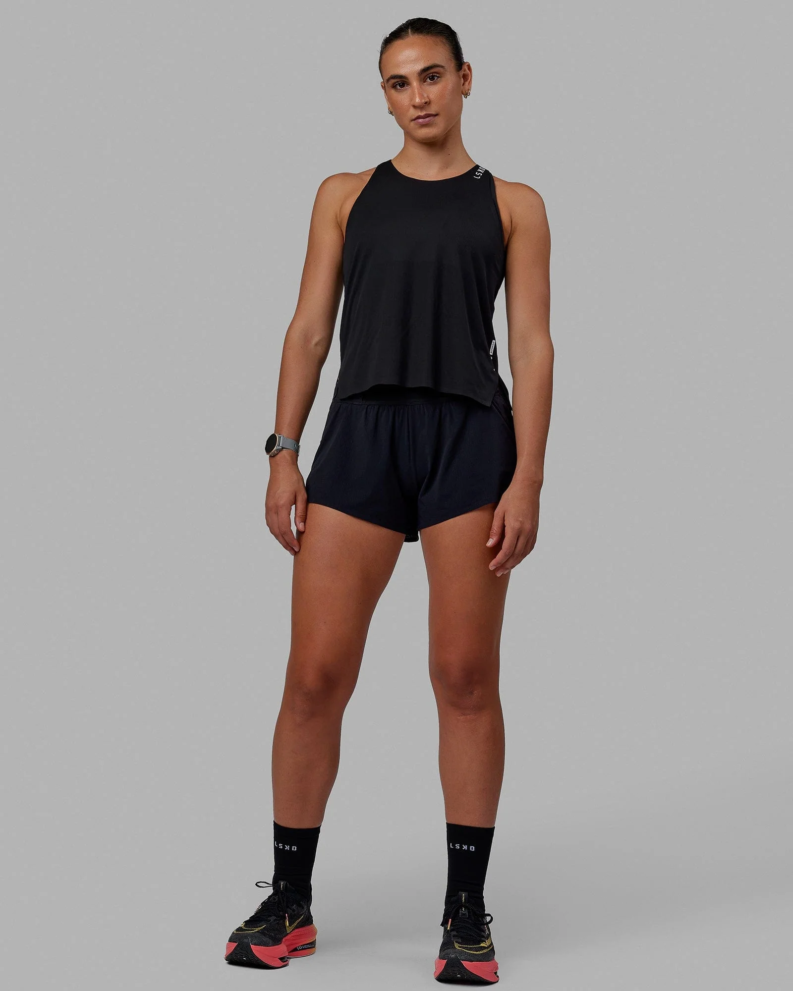 Race Day Performance Tank - Black-White - Image 8