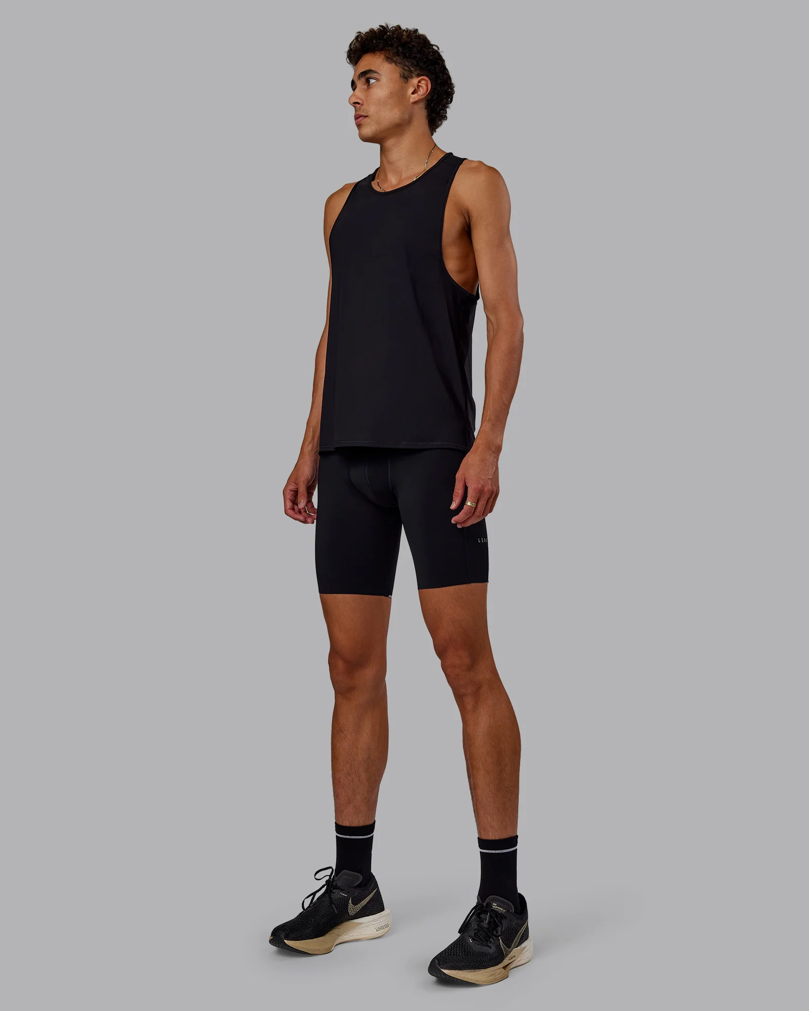 Race Day Short Tight 8" - Black - Image 4