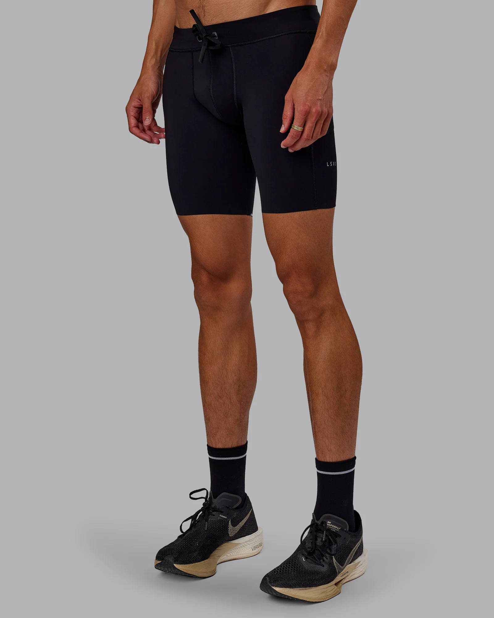 Race Day Short Tight 8" - Black - Image 7