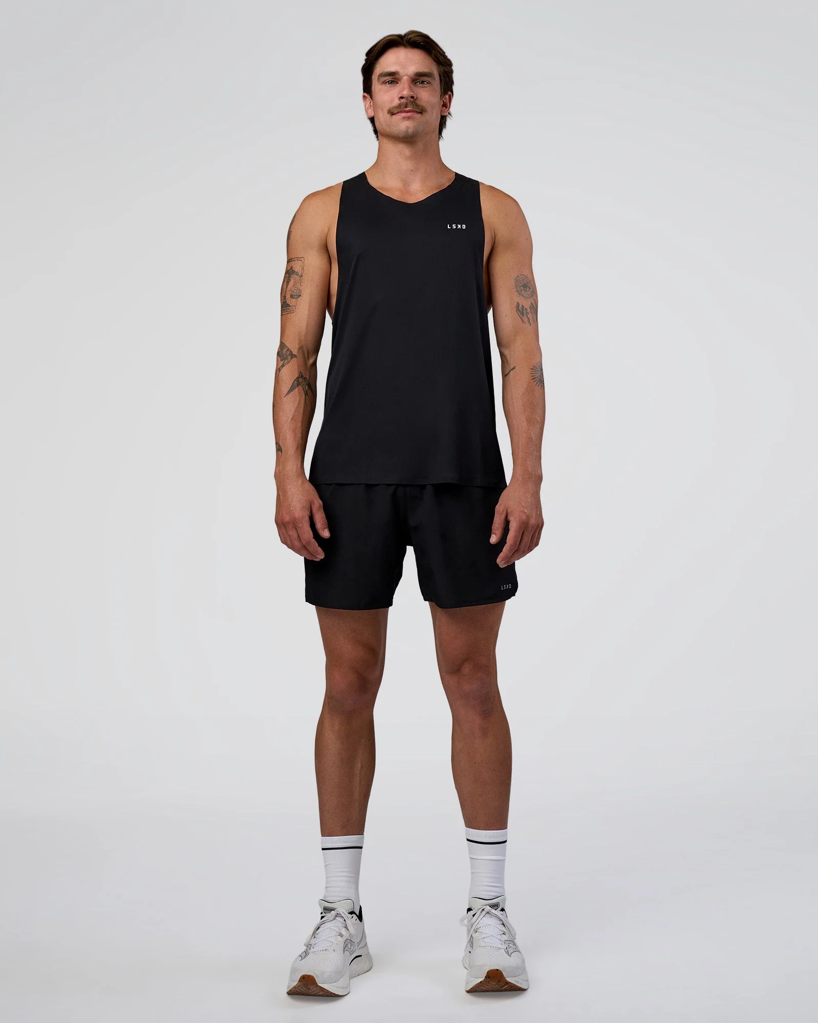 Race Day Tank - Black-White - Image 6