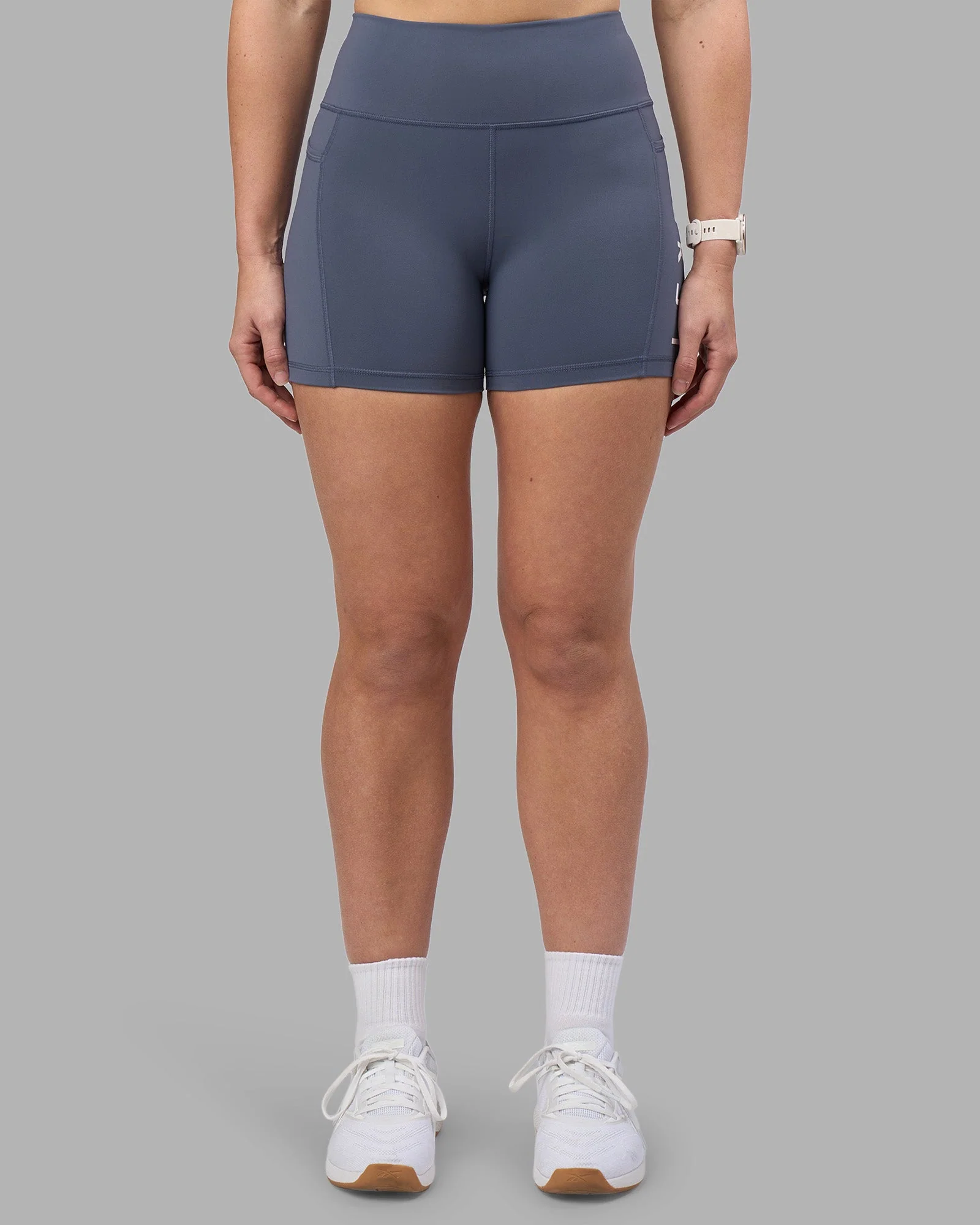 Rep Ultra High-Rise 4" Short Pockets - Night Shadow-White - Image 3