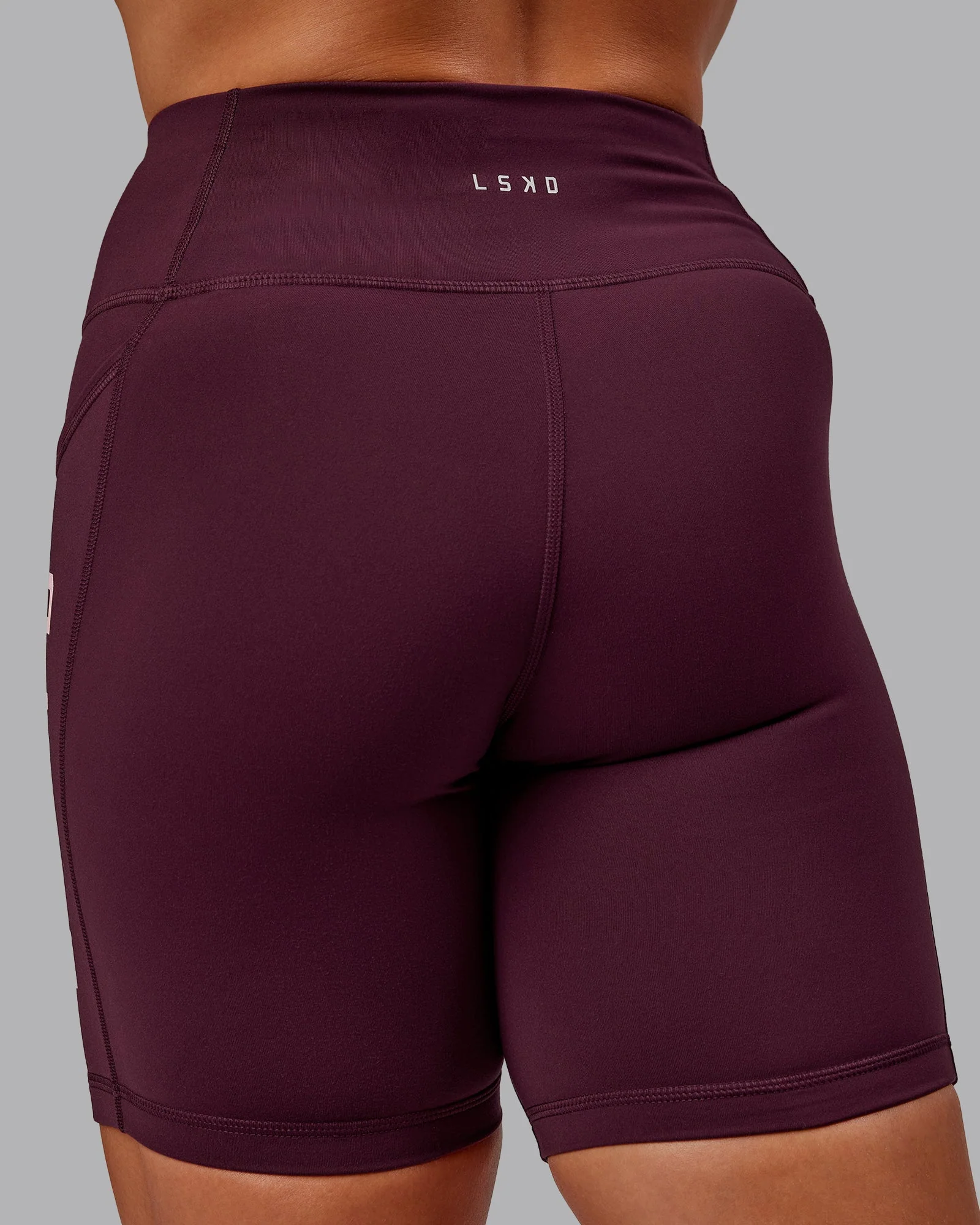 Rep Ultra High-Rise 6" Short Pockets - Cherry Lacquer-Marshmallow - Image 8