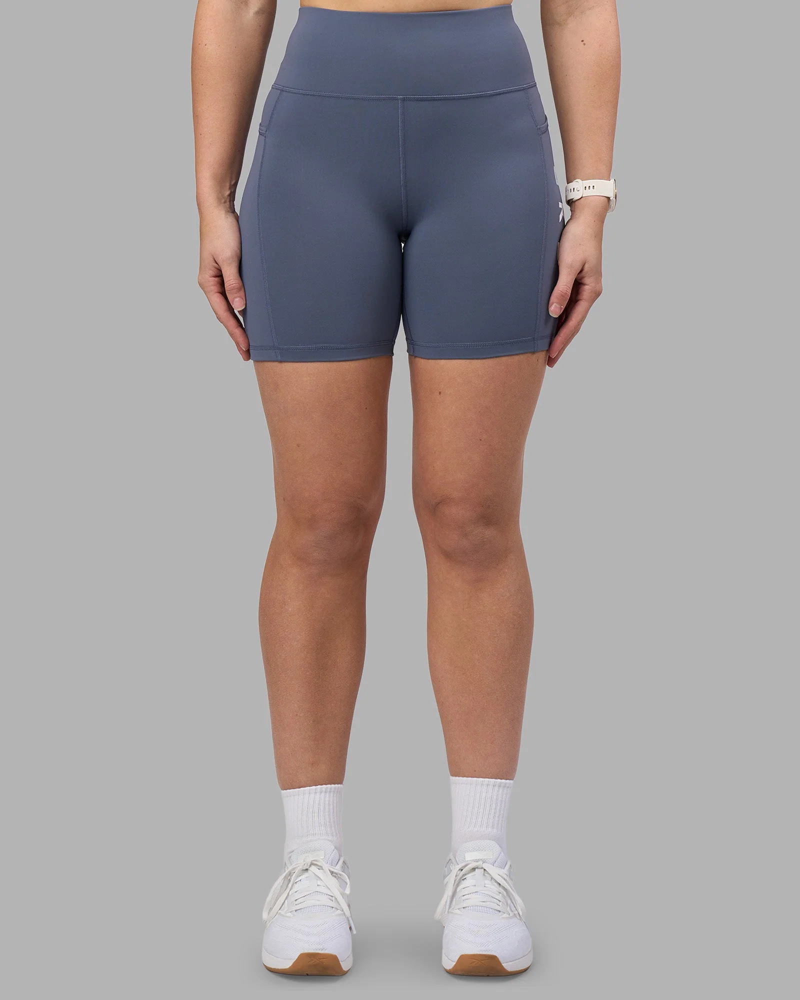 Rep Ultra High-Rise 6" Short Pockets - Night Shadow-White - Image 7