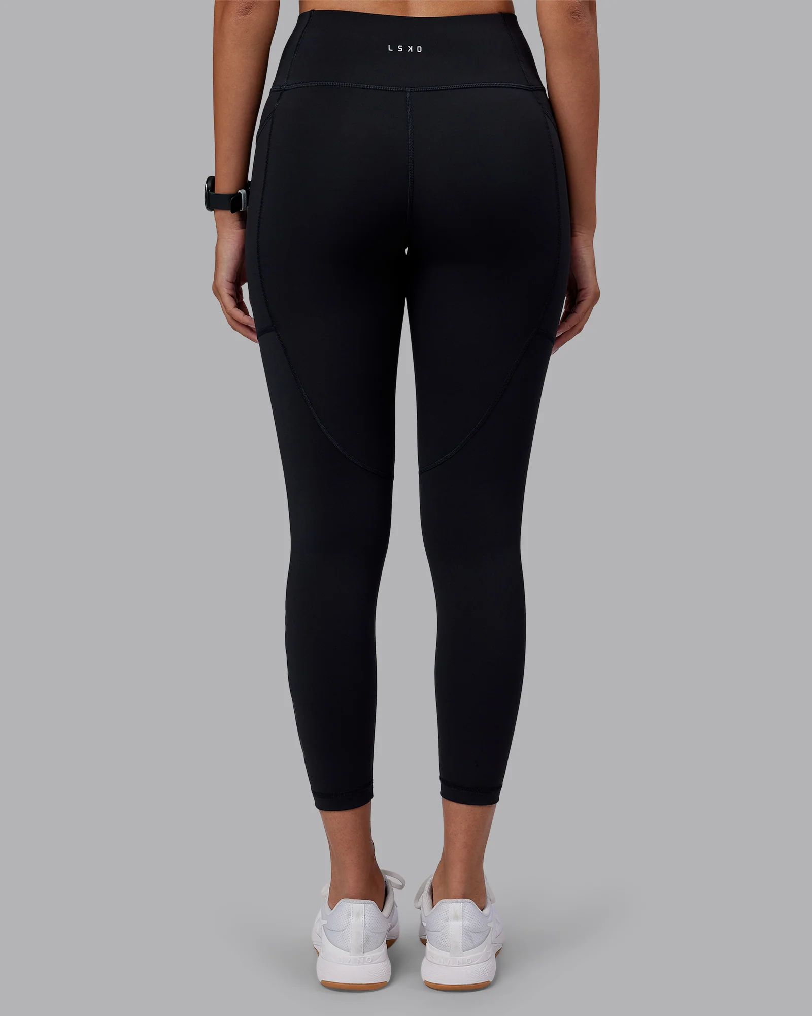 Rep Ultra High-Rise 7/8 Legging Pockets - Black-Black - Image 4