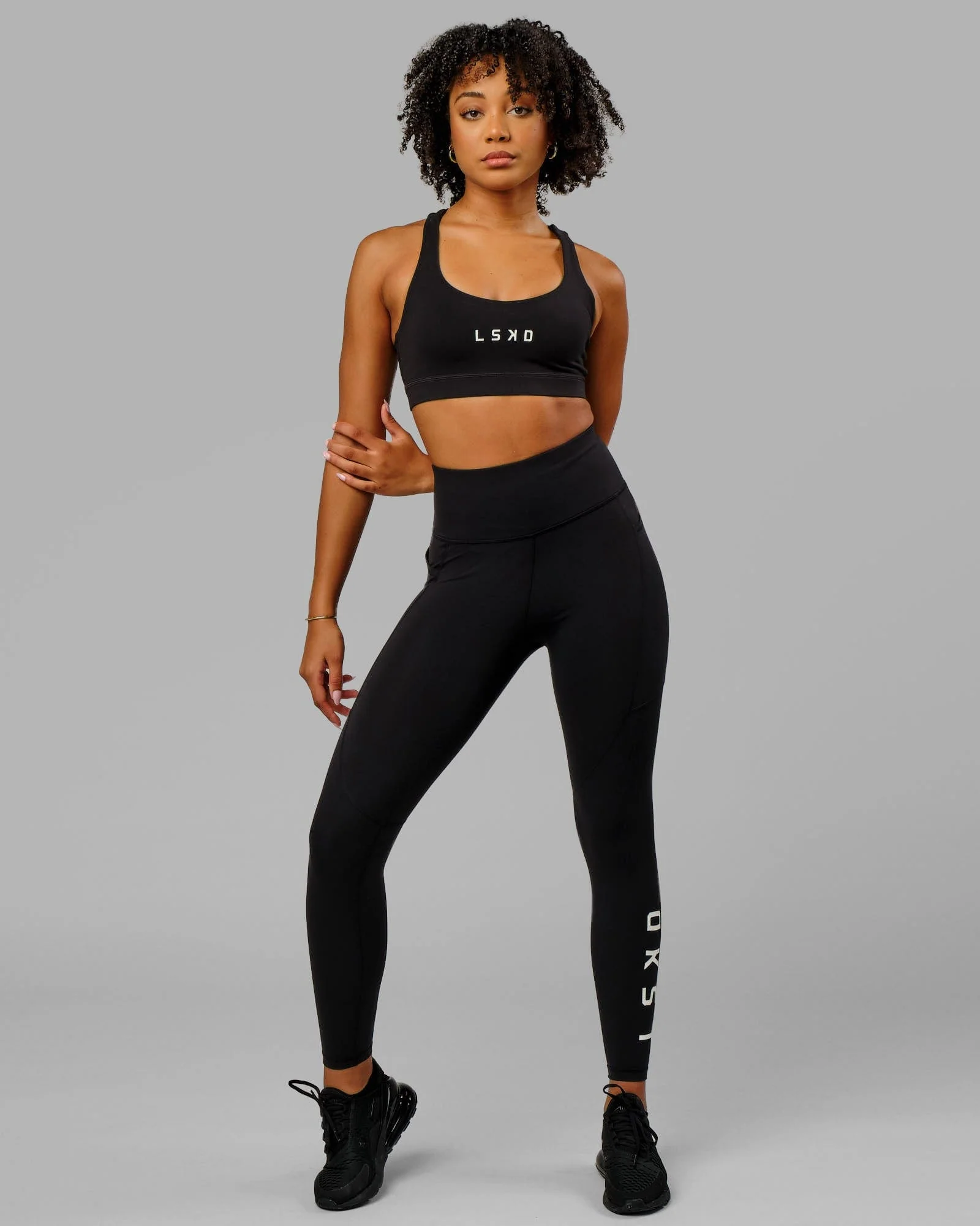 Rep Ultra High-Rise Full Length Legging Pockets - Black-White - Image 7