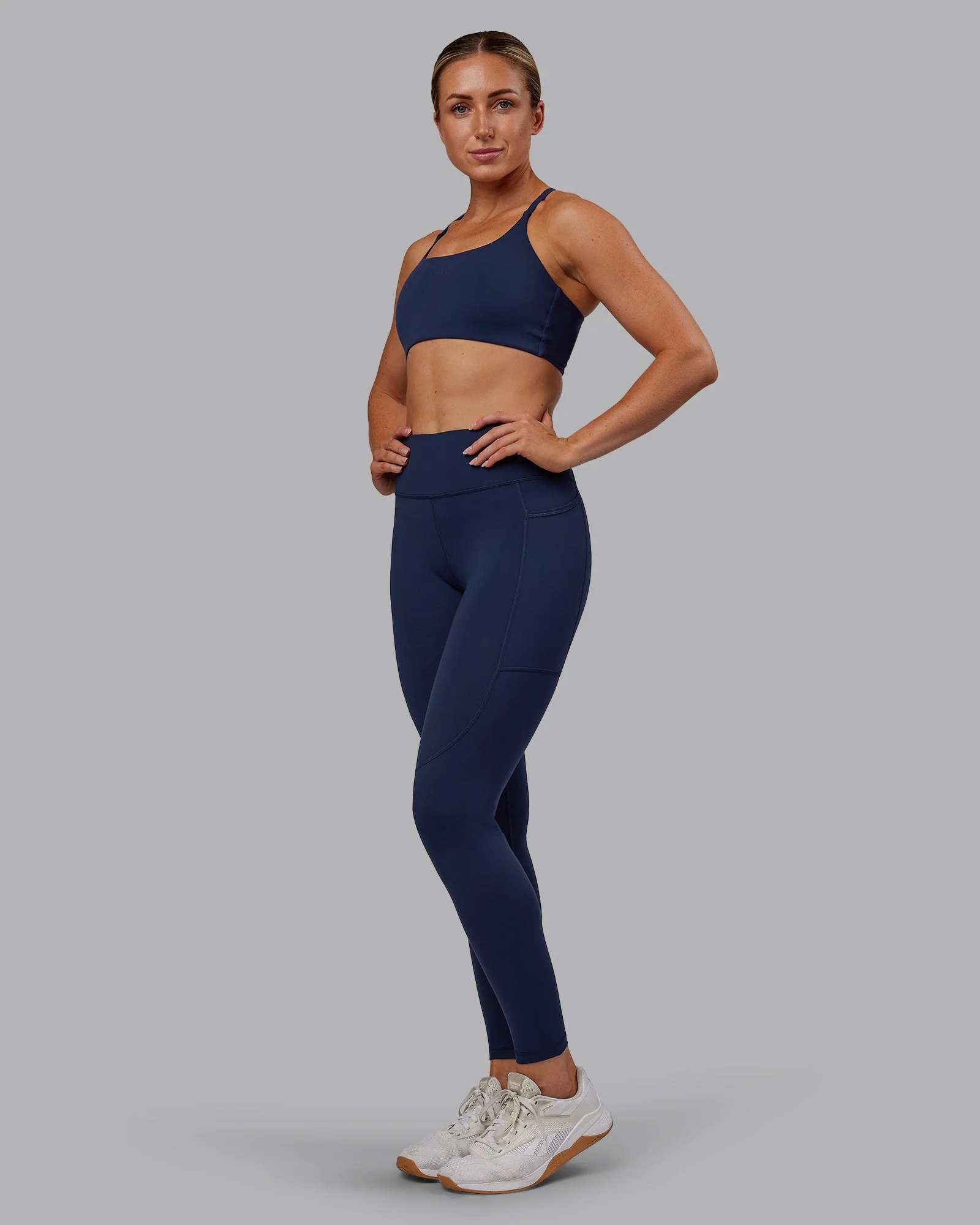 Rep Ultra High-Rise Full Length Legging Pockets No Logo - Future Navy