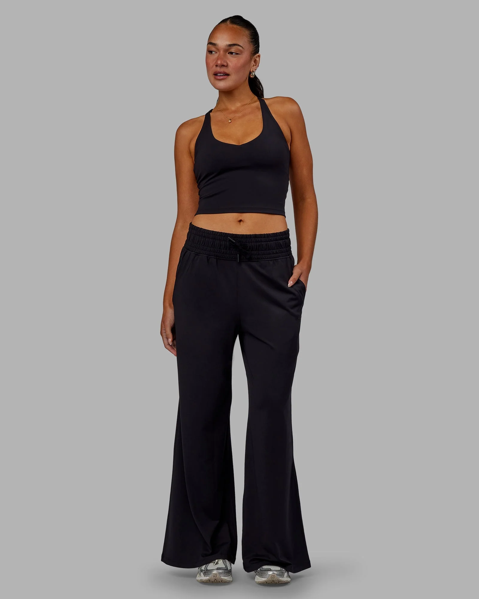 Restore CloudFLX Wide Leg Pant - Black - Image 4